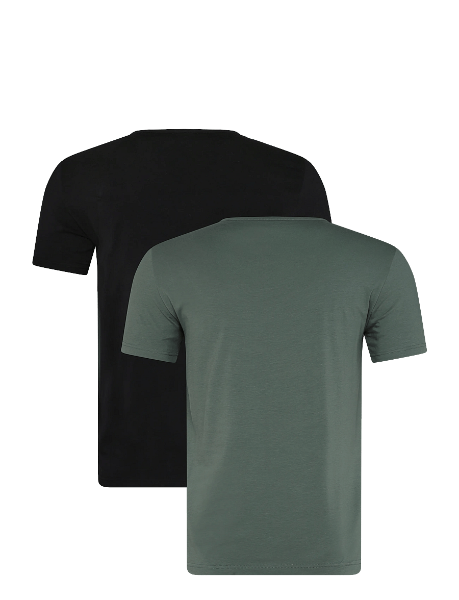 Emporio Armani - 2 PACK TOP - pyjamasöverdelar - green/black - 1