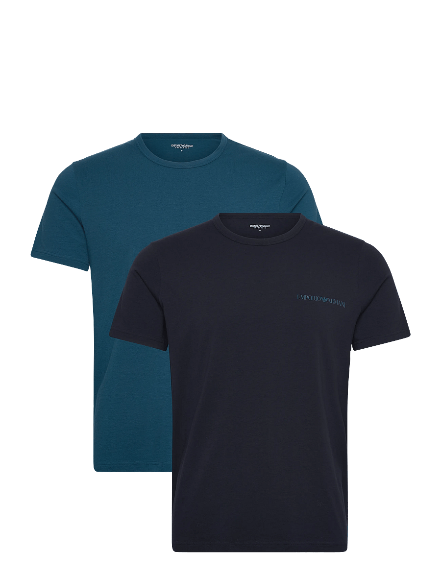 Emporio Armani - 2 PACK TOP - pyjamasöverdelar - octane/blu - 0