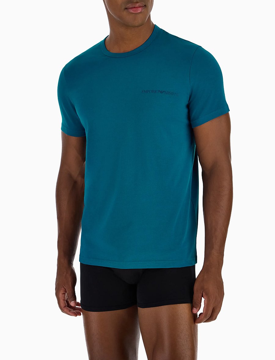 Emporio Armani - 2 PACK TOP - pyjamaoberteile - octane/blu - 0