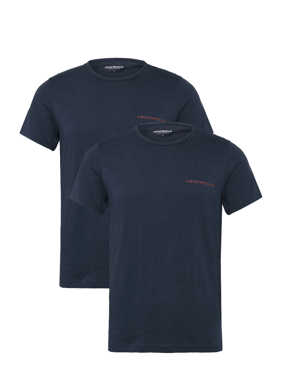 Emporio Armani - 2 PACK TOP - pyjamasöverdelar - blu/blu - 1