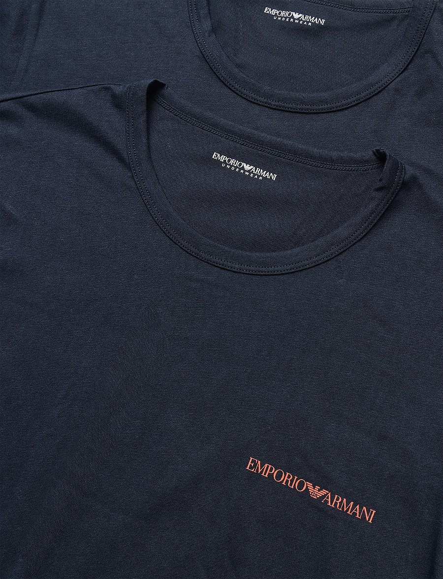 Emporio Armani - 2 PACK TOP - pyjamasöverdelar - blu/blu - 5
