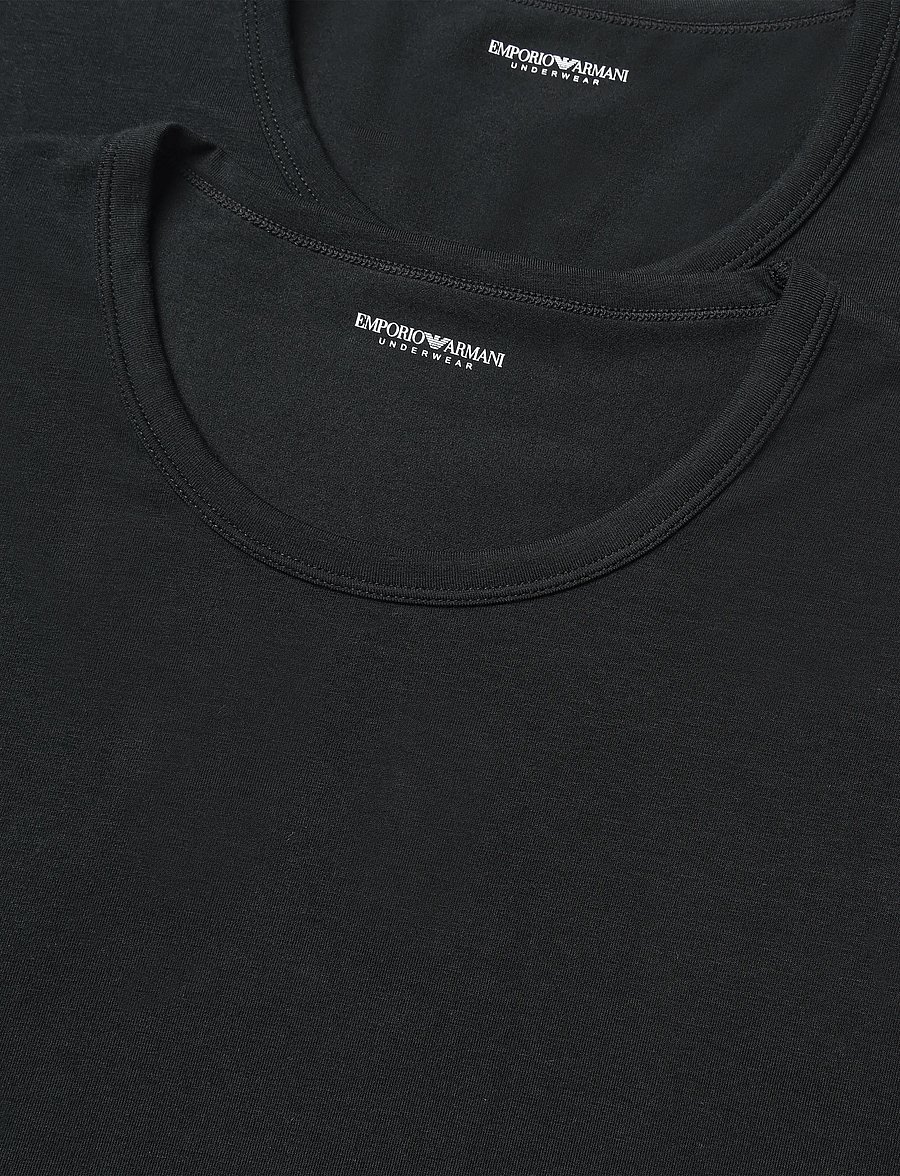 Emporio Armani - 2 PACK TOP - pidžaamasärgid - black - 5