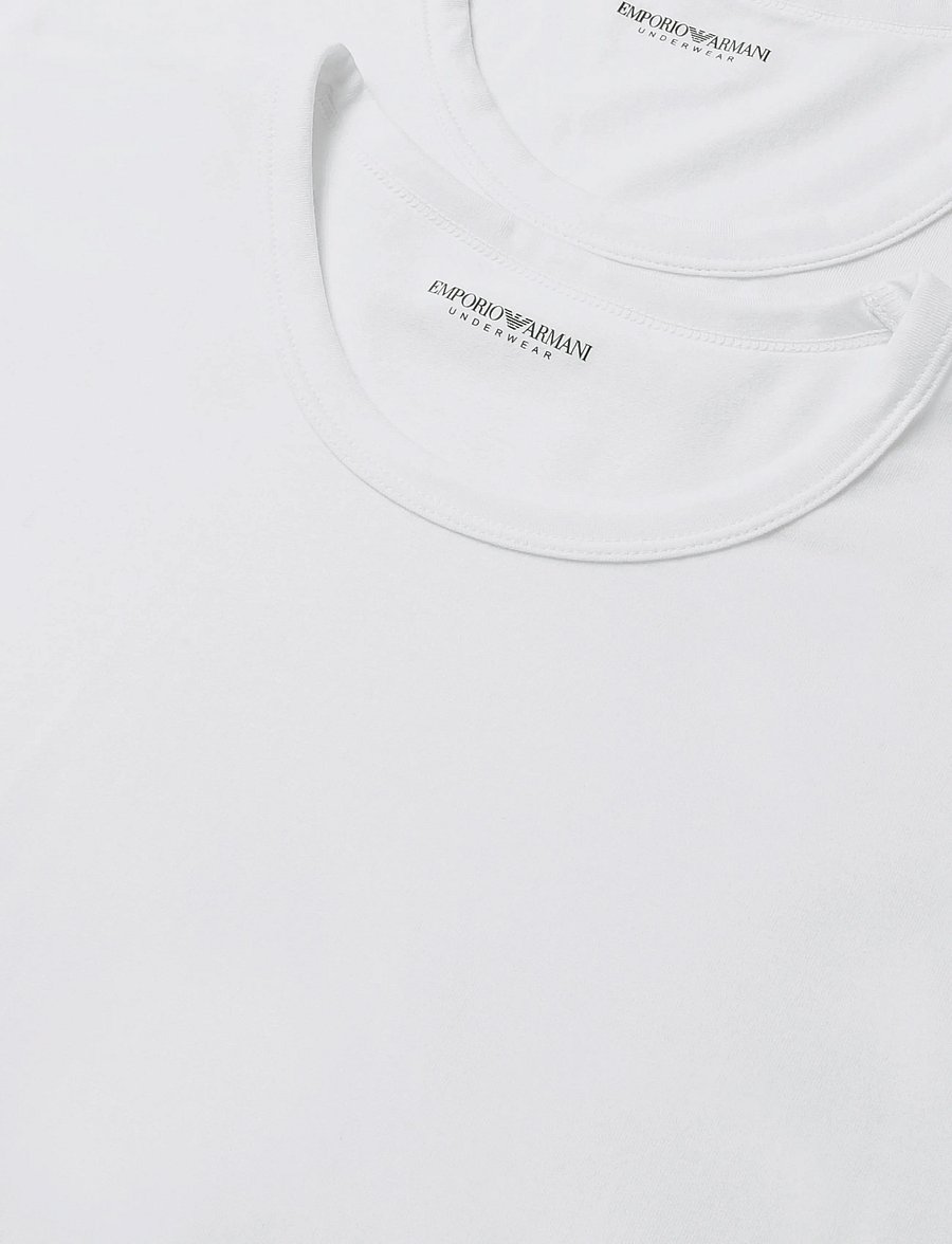 Emporio Armani - 2 PACK TOP - pyjamaoberteile - white - 2