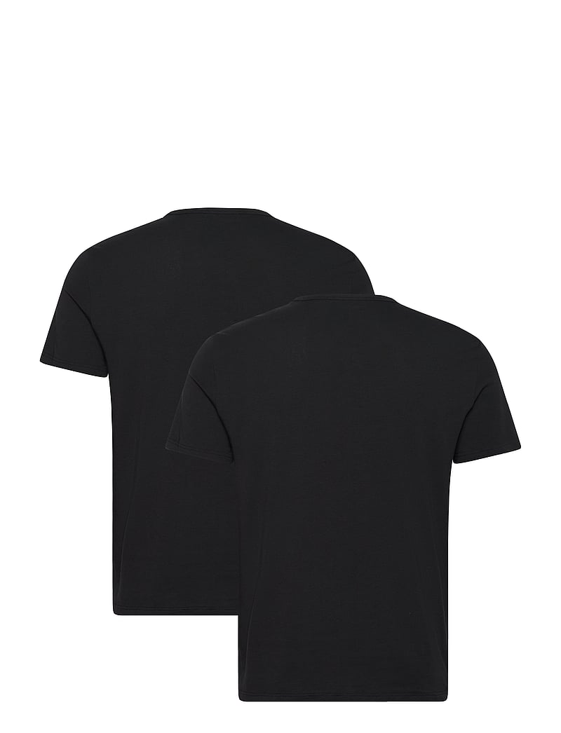 Emporio Armani - 2 PACK TOP - multipack t-shirts - black/black - 2
