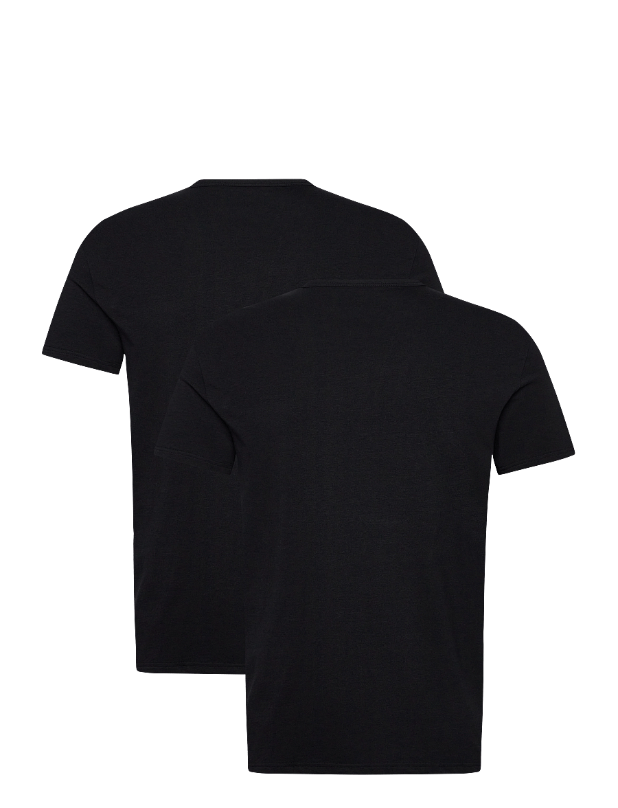 Emporio Armani - 2 PACK TOP - stuttermabolir í pakka - black/black - 4
