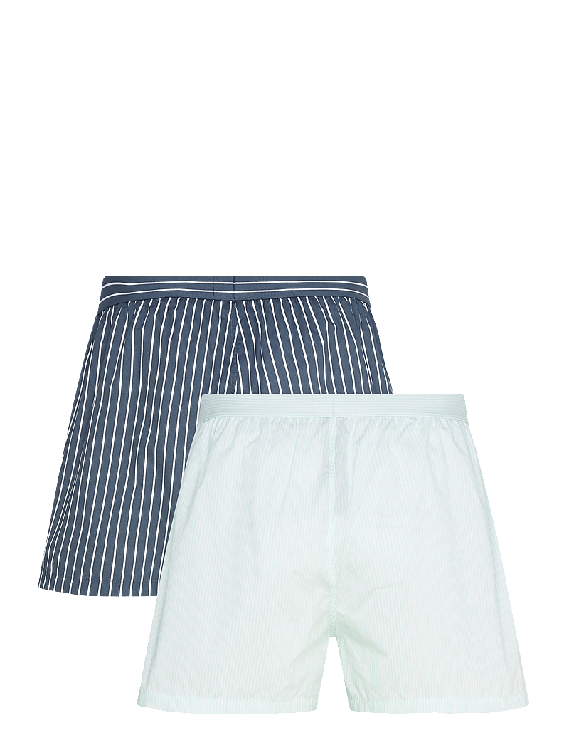 Emporio Armani - 2 PACK BOTTOM - alushousut monipakkauksessa - s.str.aqua/b.str.ori - 2