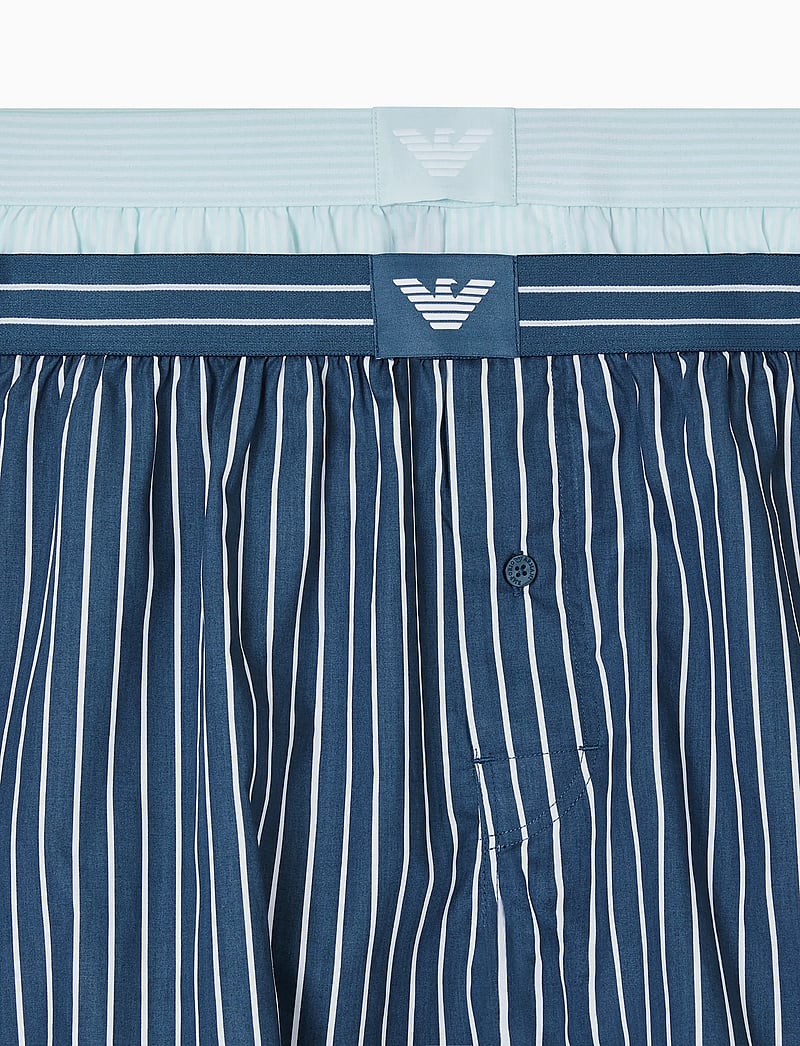 Emporio Armani - 2 PACK BOTTOM - alushousut monipakkauksessa - s.str.aqua/b.str.ori - 1