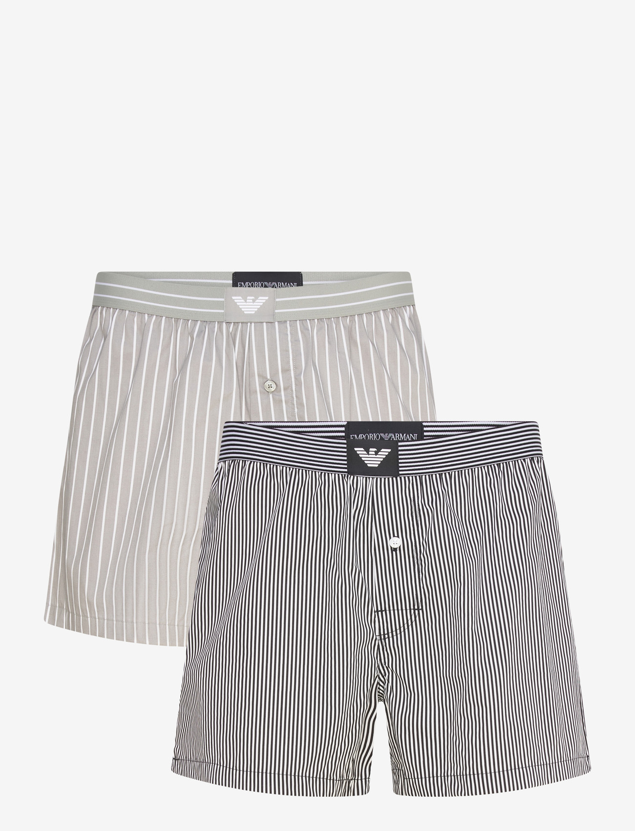 Emporio Armani - 2 PACK BOTTOM - multipack kalsonger - s.str.black/b.str.st - 0