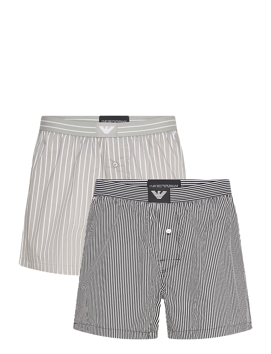 Emporio Armani - 2 PACK BOTTOM - multipack underpants - s.str.black/b.str.st - 1
