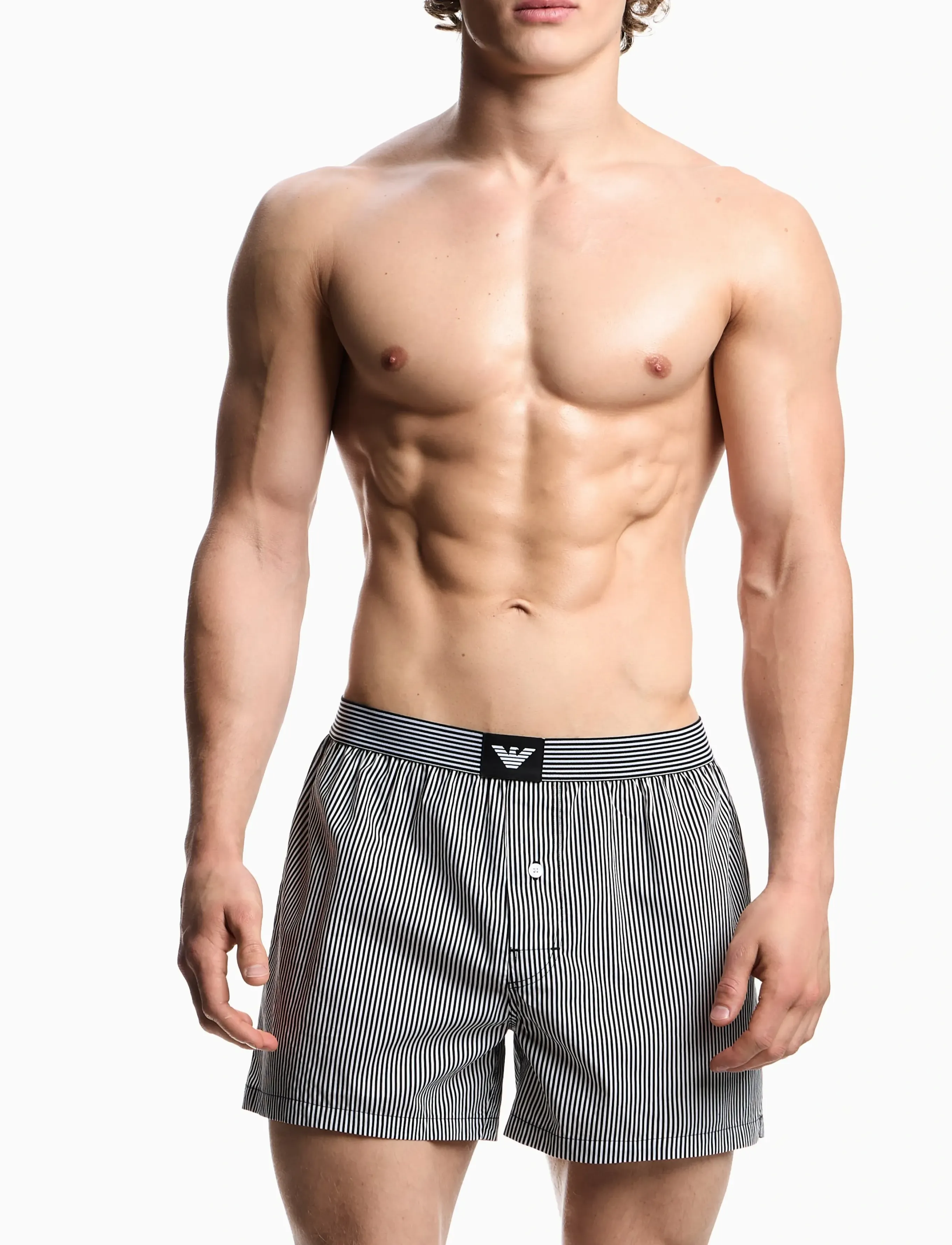 Emporio Armani 2 Pack Bottom, S, Underwear, Mehrfarbig/gemustert - Boxer Shorts, Männerswear