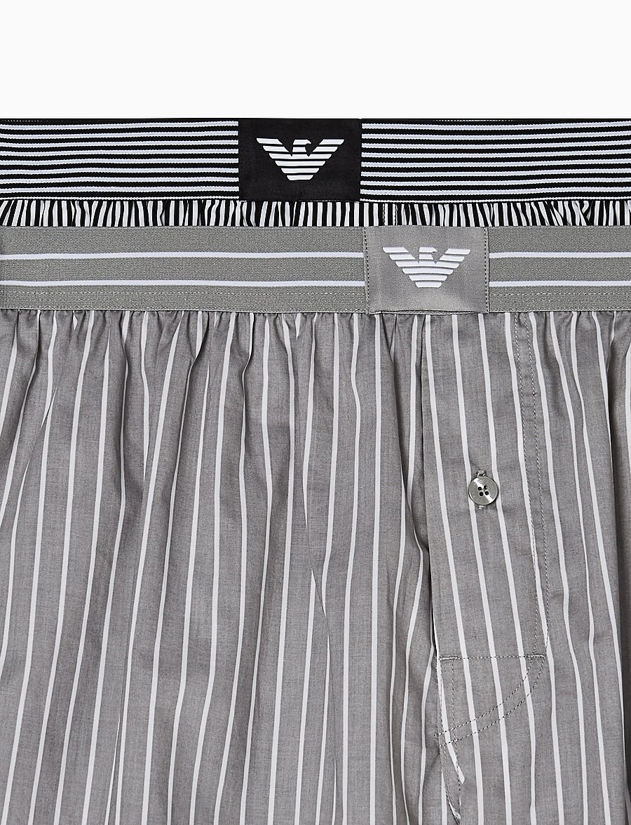Emporio Armani - 2 PACK BOTTOM - multipack underpants - s.str.black/b.str.st - 3