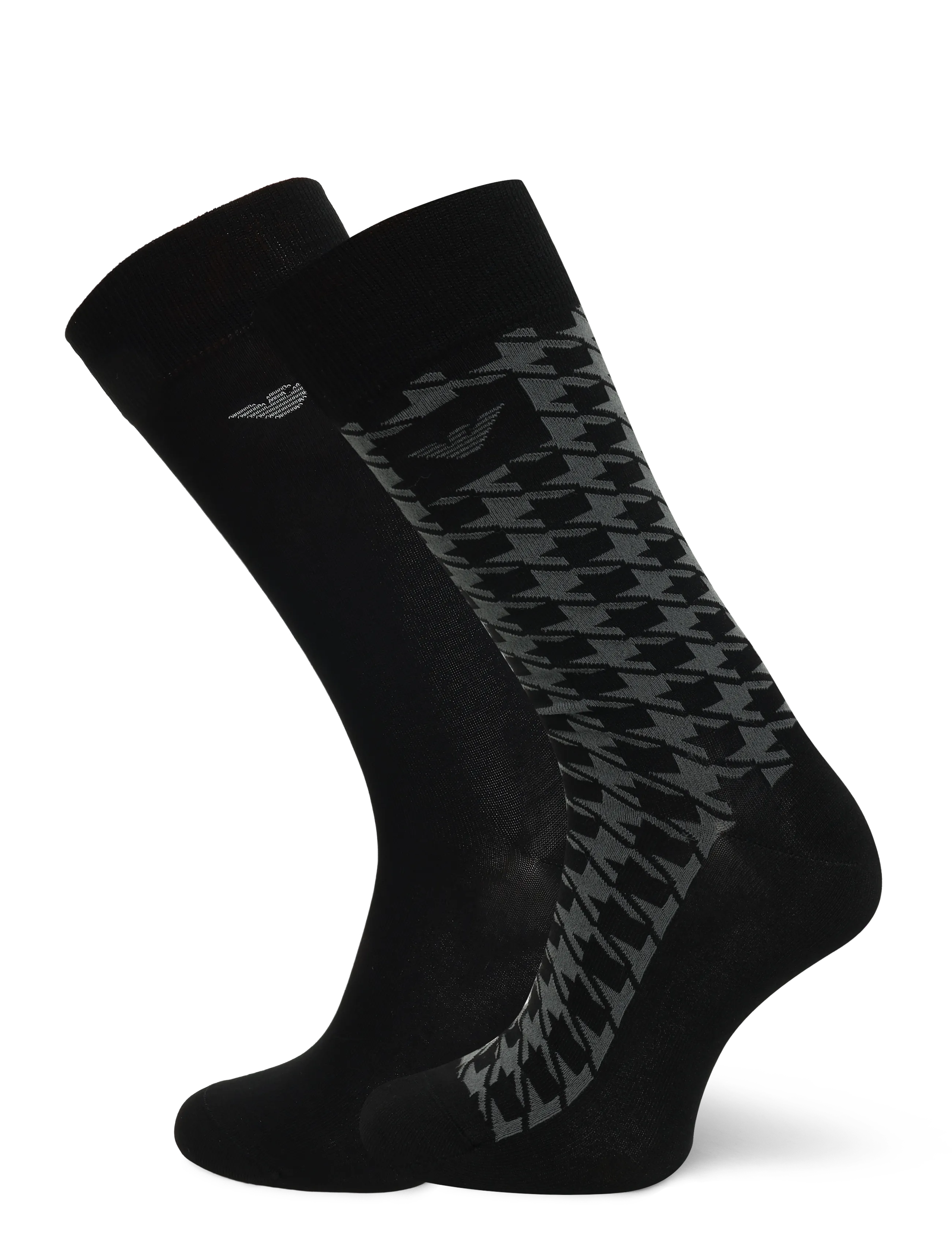 Emporio Armani SOCKS SET - Multipack strømper - BLACK/PIED DE POULE / black
