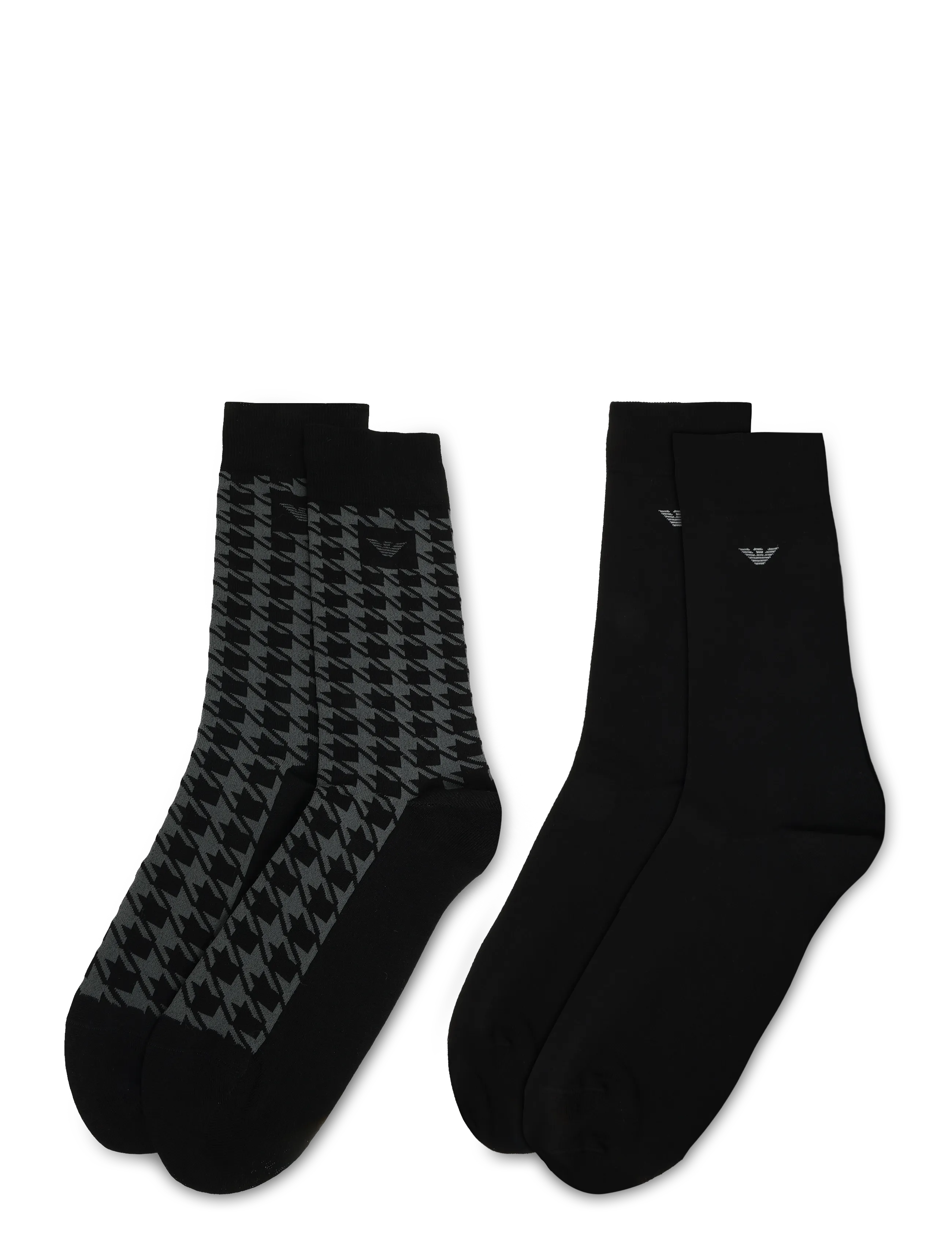 Emporio Armani - SOCKS SET - sokker - black/pied de poule - 1
