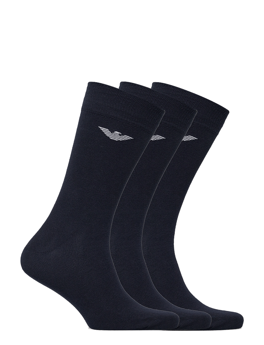 Emporio Armani - SOCKS SET - vanliga strumpor - blue/blue/blue - 2