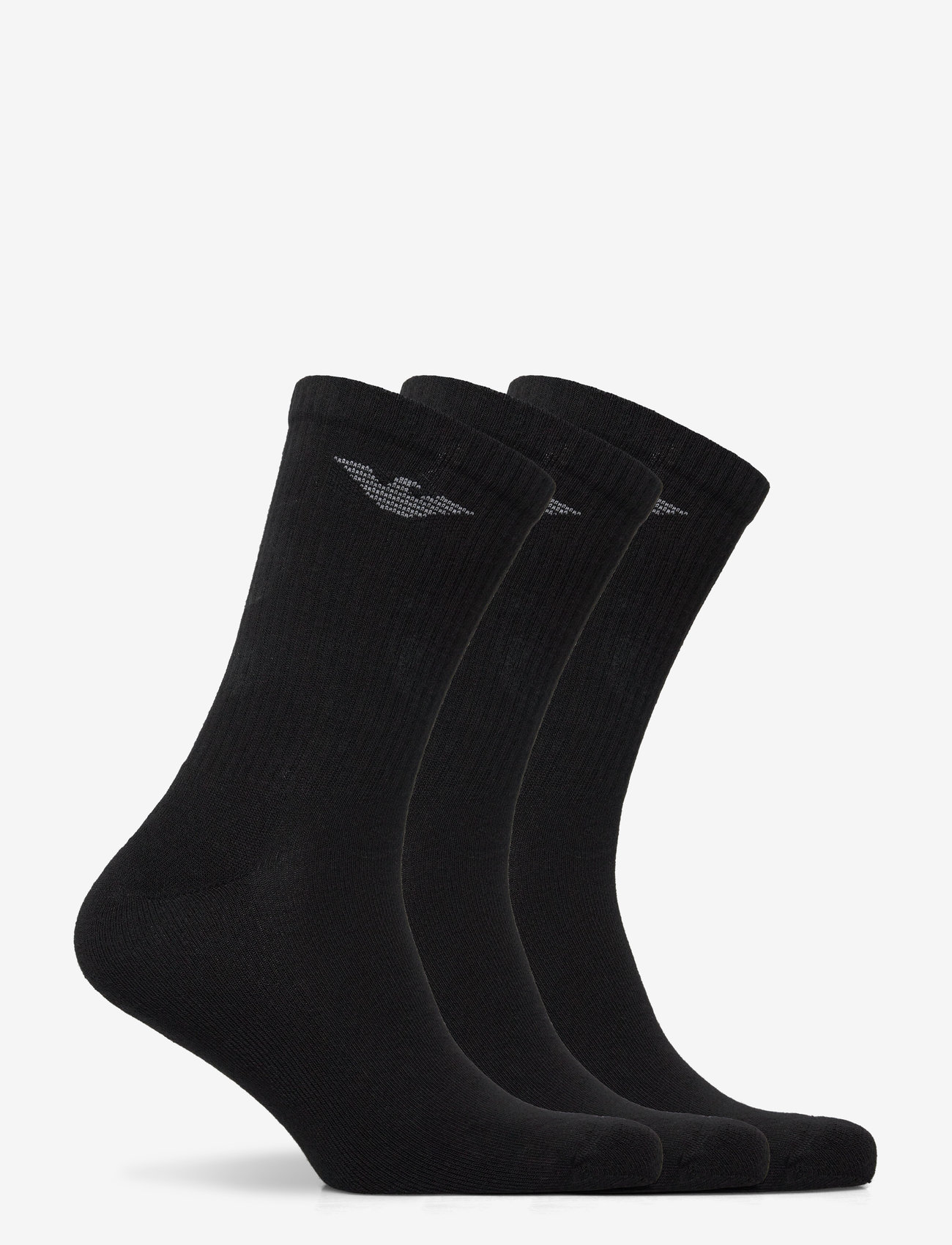 Emporio Armani - SOCKS SET - crew-socken - black/black/black - 1