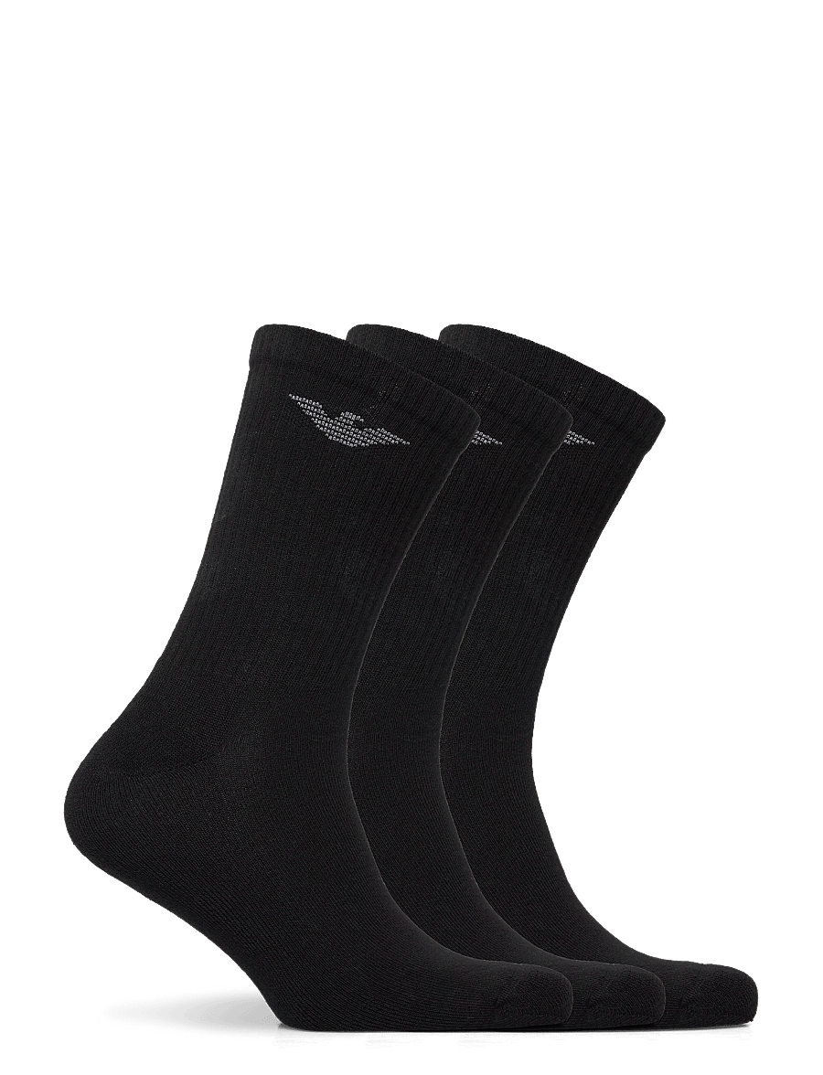 Emporio Armani - SOCKS SET - vanliga strumpor - black/black/black - 1