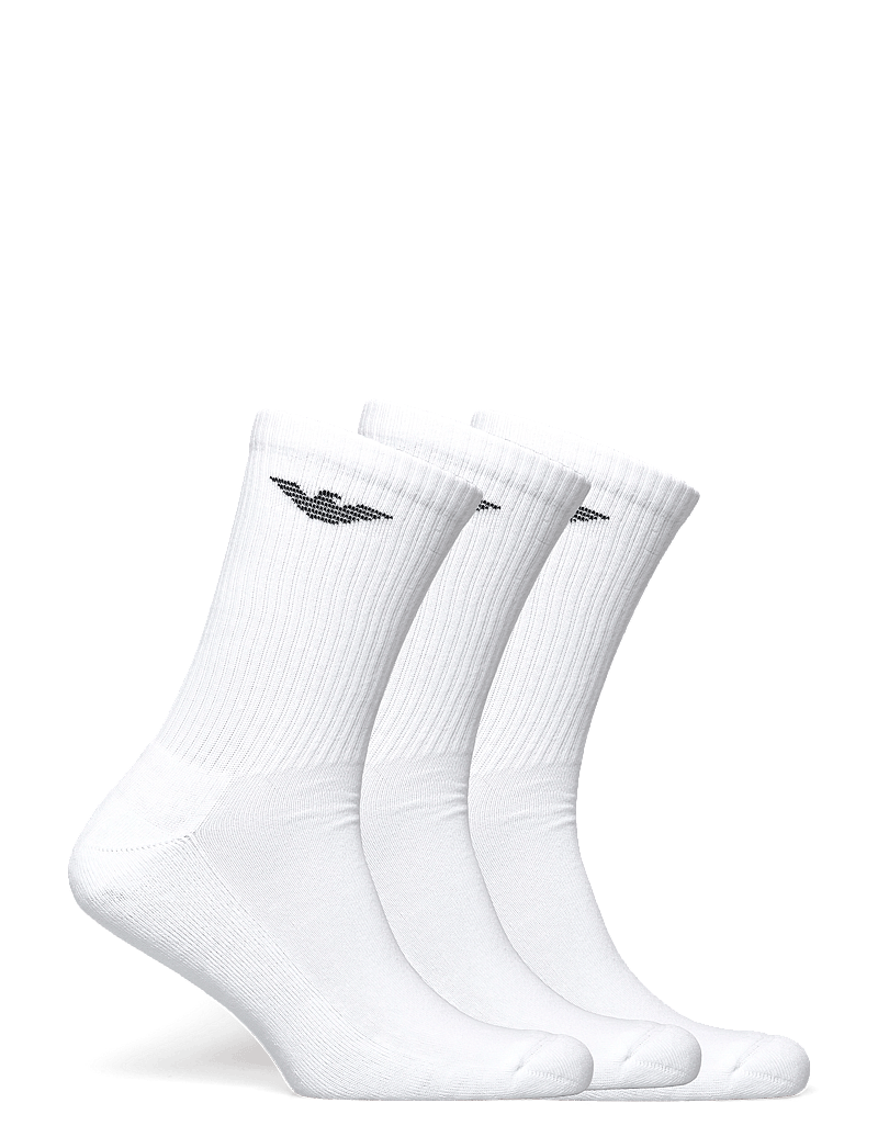 Emporio Armani - SOCKS SET - vanliga strumpor - white/white/white - 2