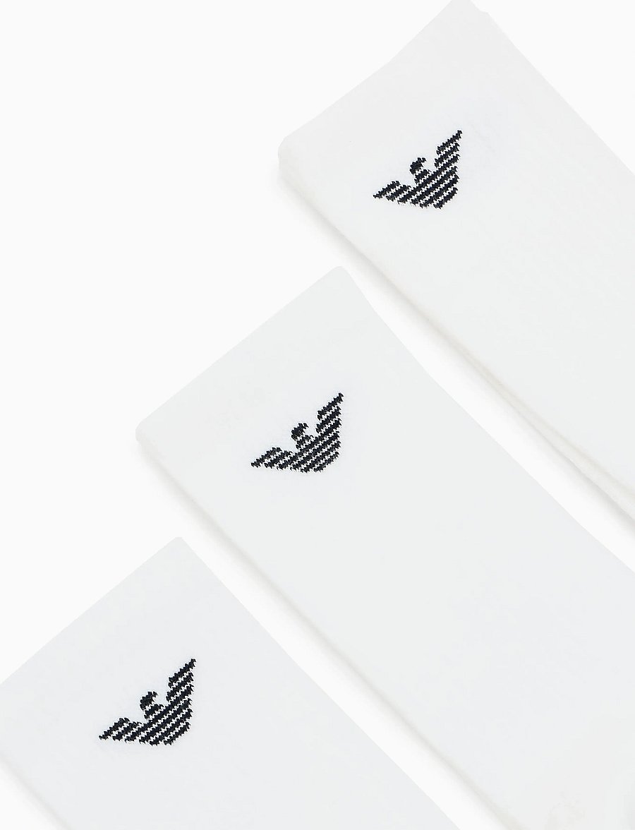 Emporio Armani - SOCKS SET - white/white/white - 1