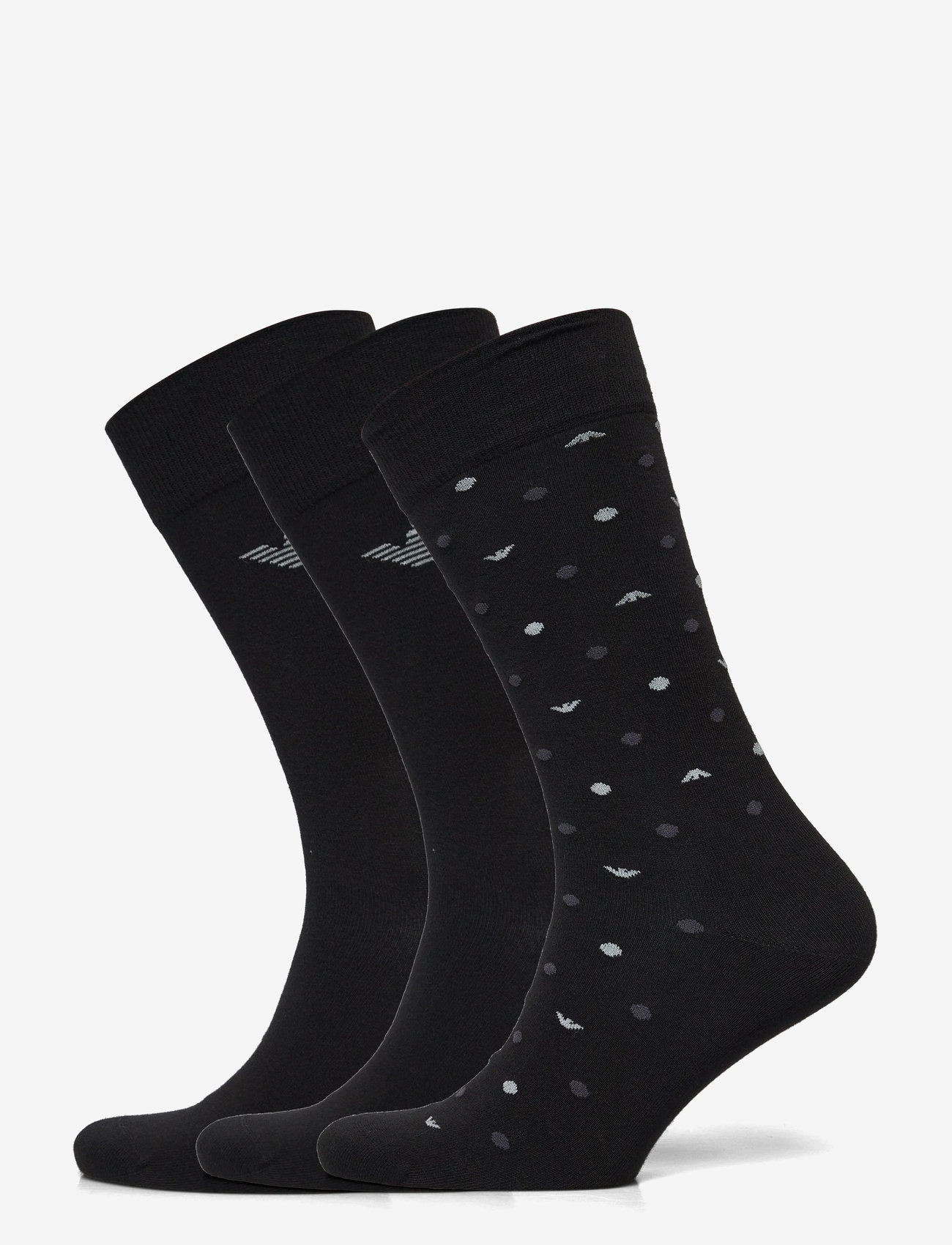 Emporio Armani - SOCKS SET - multipack strømper - eagle/black/black - 0