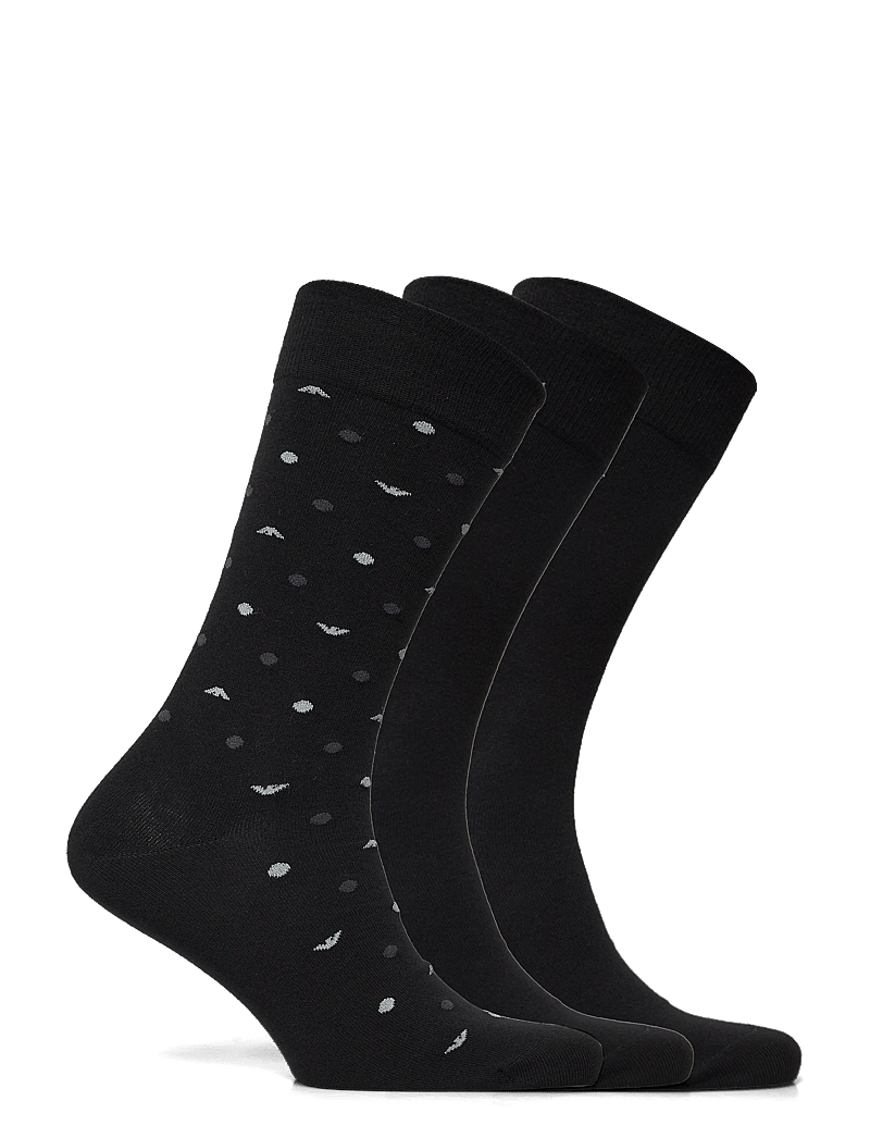Emporio Armani - SOCKS SET - multipack strømper - eagle/black/black - 2