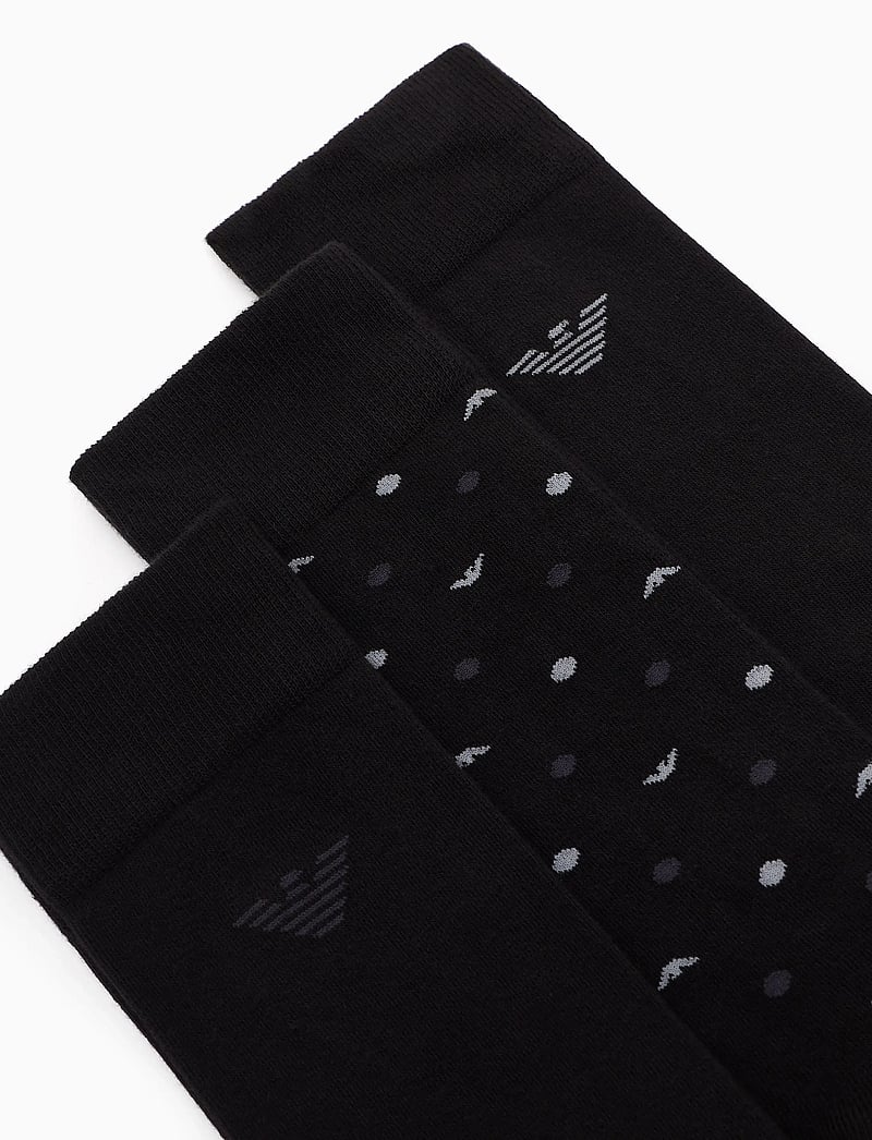 Emporio Armani - SOCKS SET - multipack strømper - eagle/black/black - 1