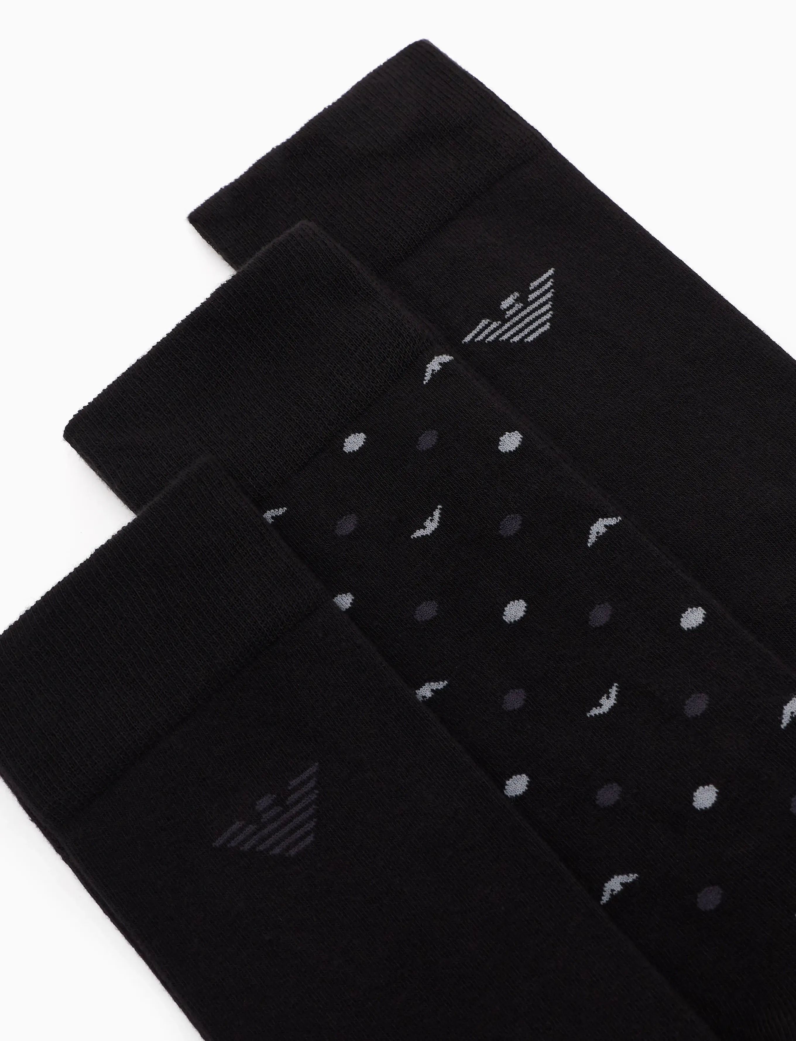 Emporio Armani - SOCKS SET - eagle/black/black - 1