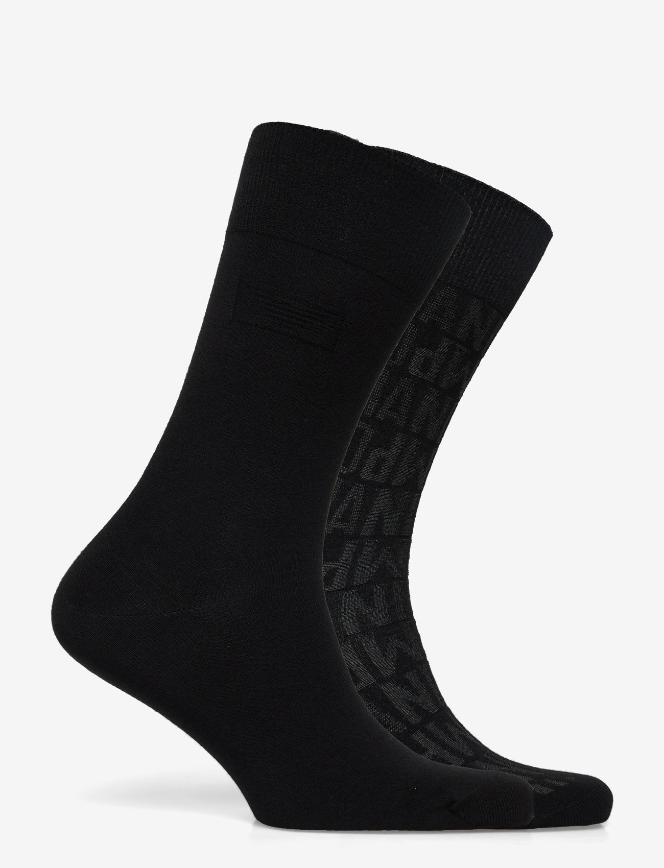 Emporio Armani - SOCKS SET - klassikalised sokid - black written/blk/bl - 2
