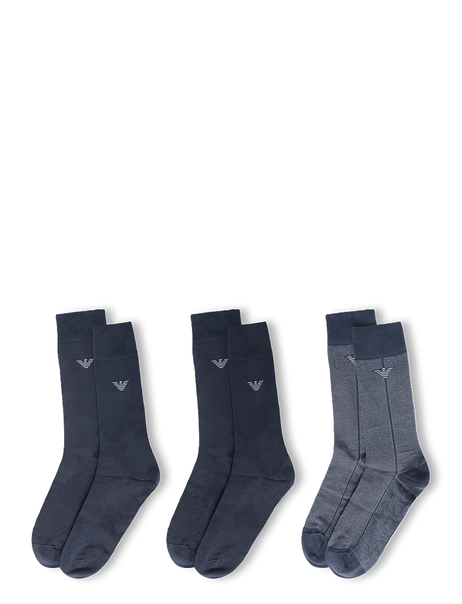 Emporio Armani - SOCKS SET - sokker - texture blue/arm.blu - 1