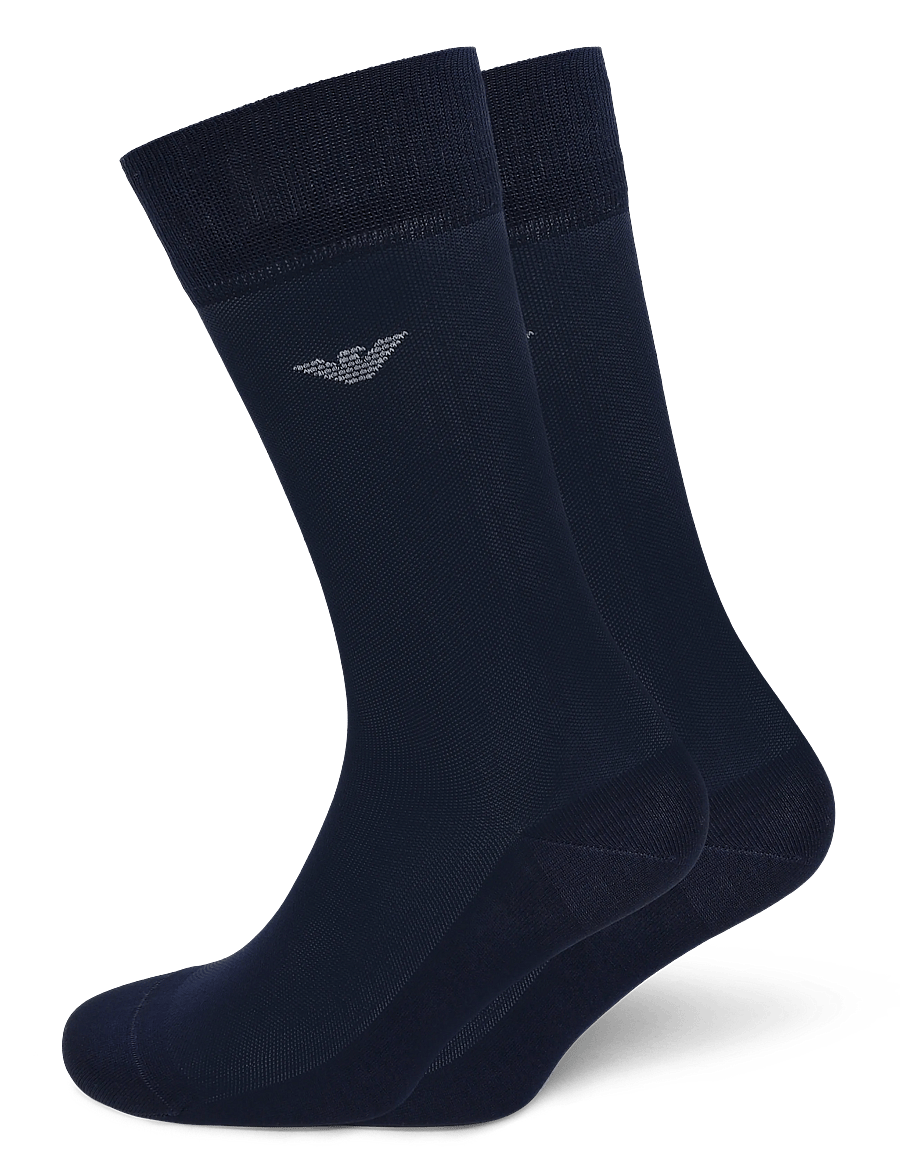 Emporio Armani - SOCKS SET - tennissocken - armani blue - 0
