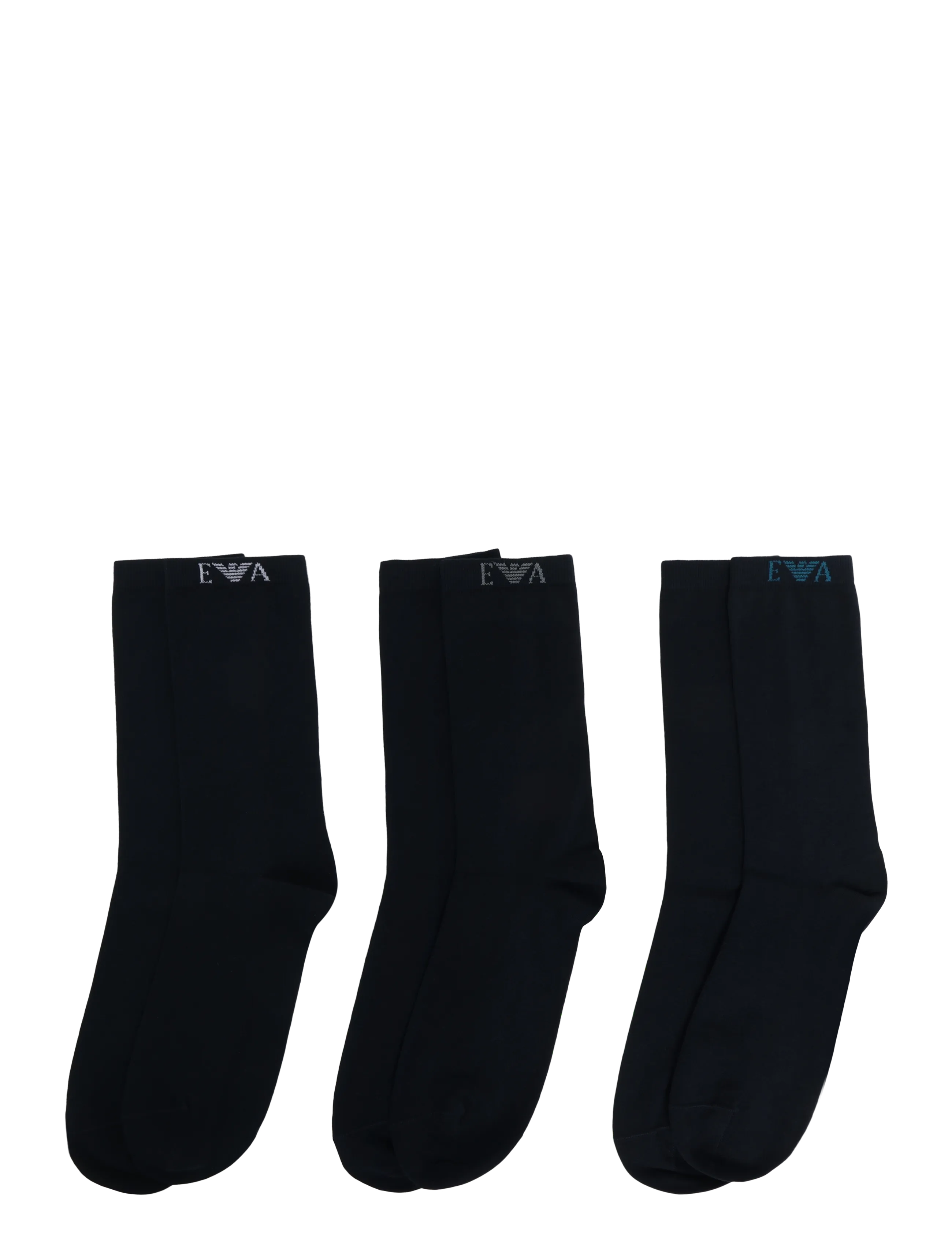 Emporio Armani - SOCKS SET - klasikinio ilgio kojinės - armani blue/armani b - 1