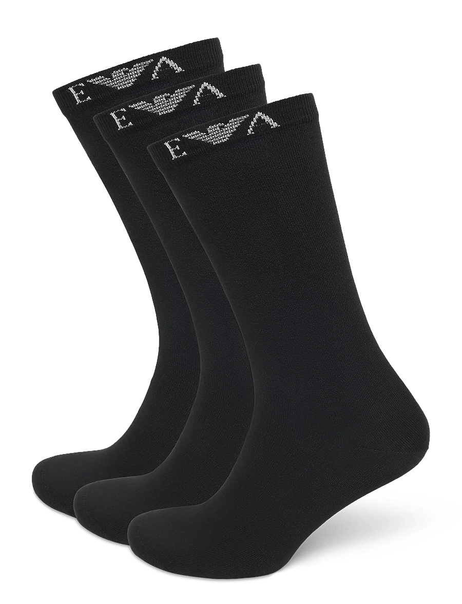 Emporio Armani - SOCKS SET - tennissocken - black - 0