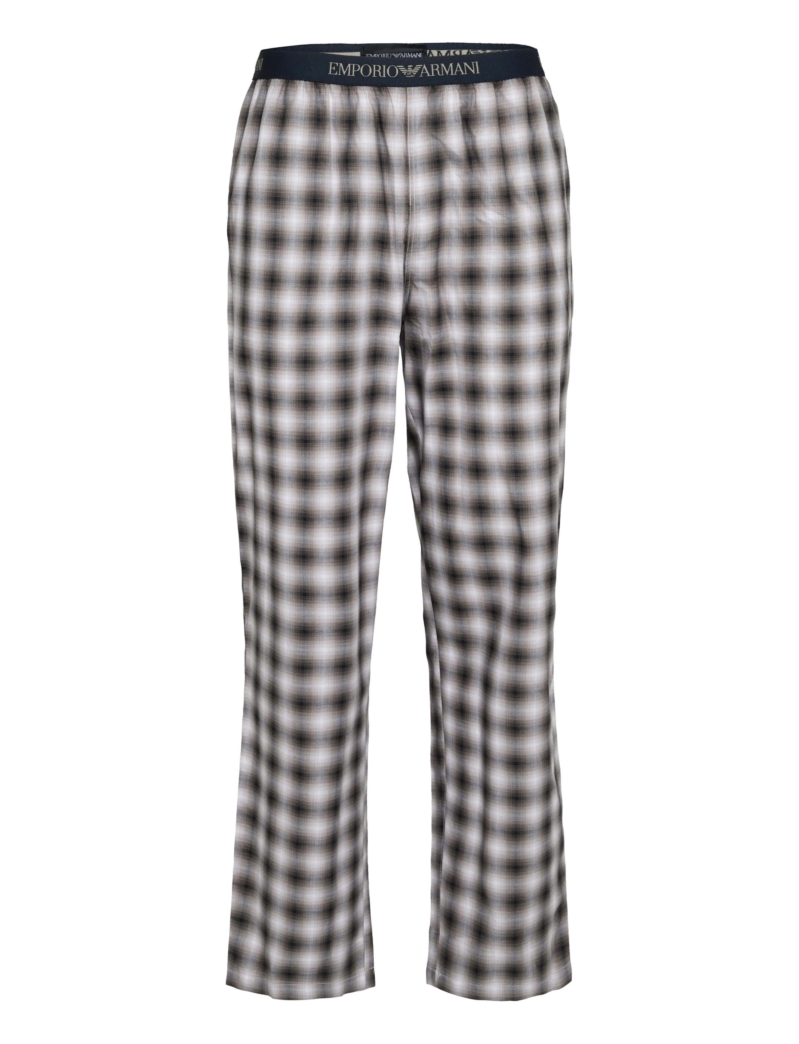 Emporio Armani - NIGHTWEAR PYJAMA - pyjamasets - blu/brown big check - 2