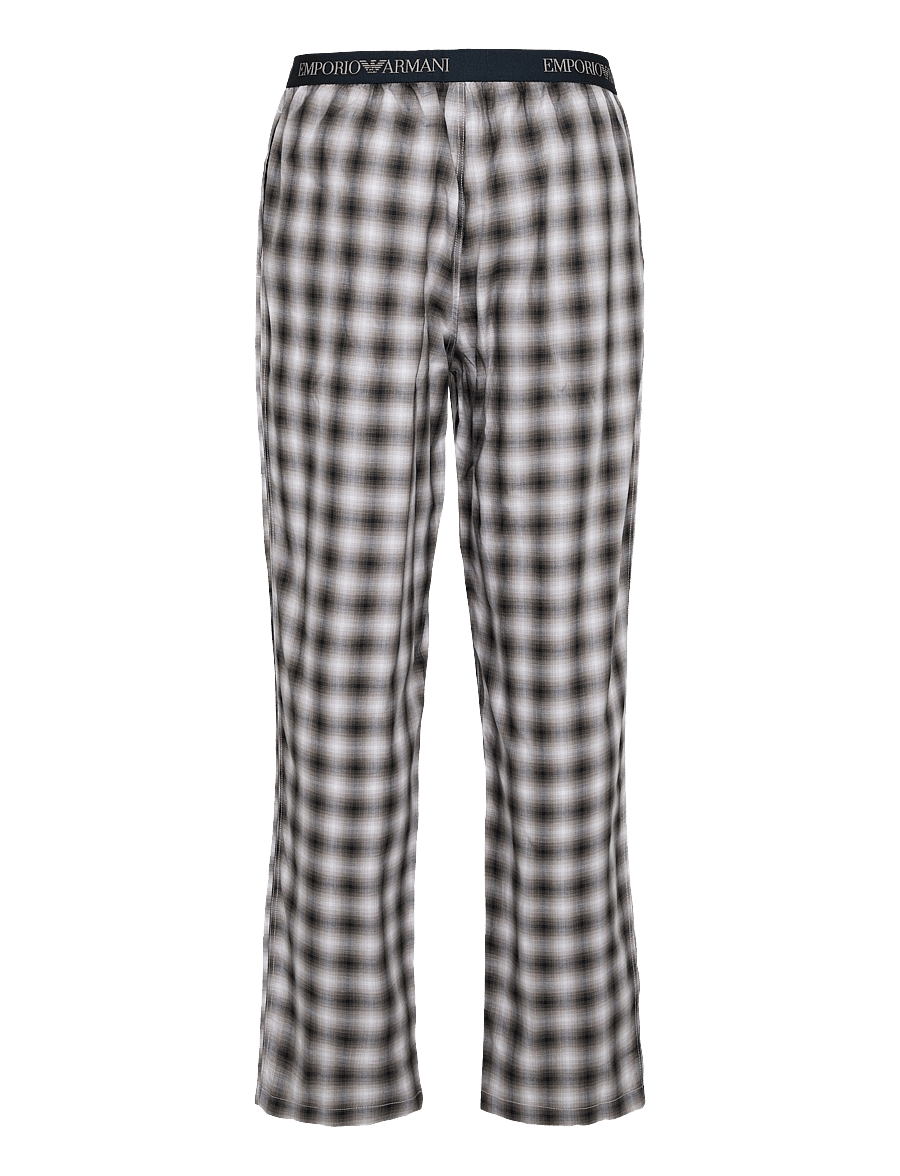 Emporio Armani - NIGHTWEAR PYJAMA - pyjamasets - blu/brown big check - 3
