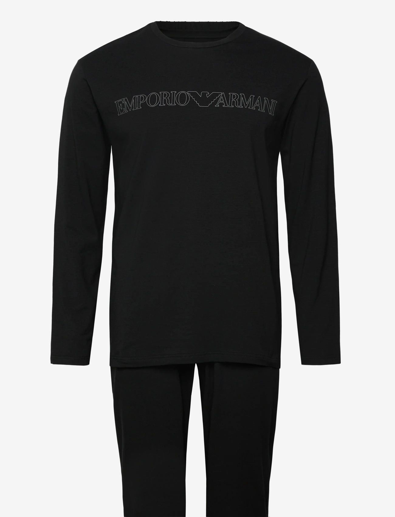 Emporio Armani - NIGHTWEAR PYJAMA - pyjamasset - black - 1