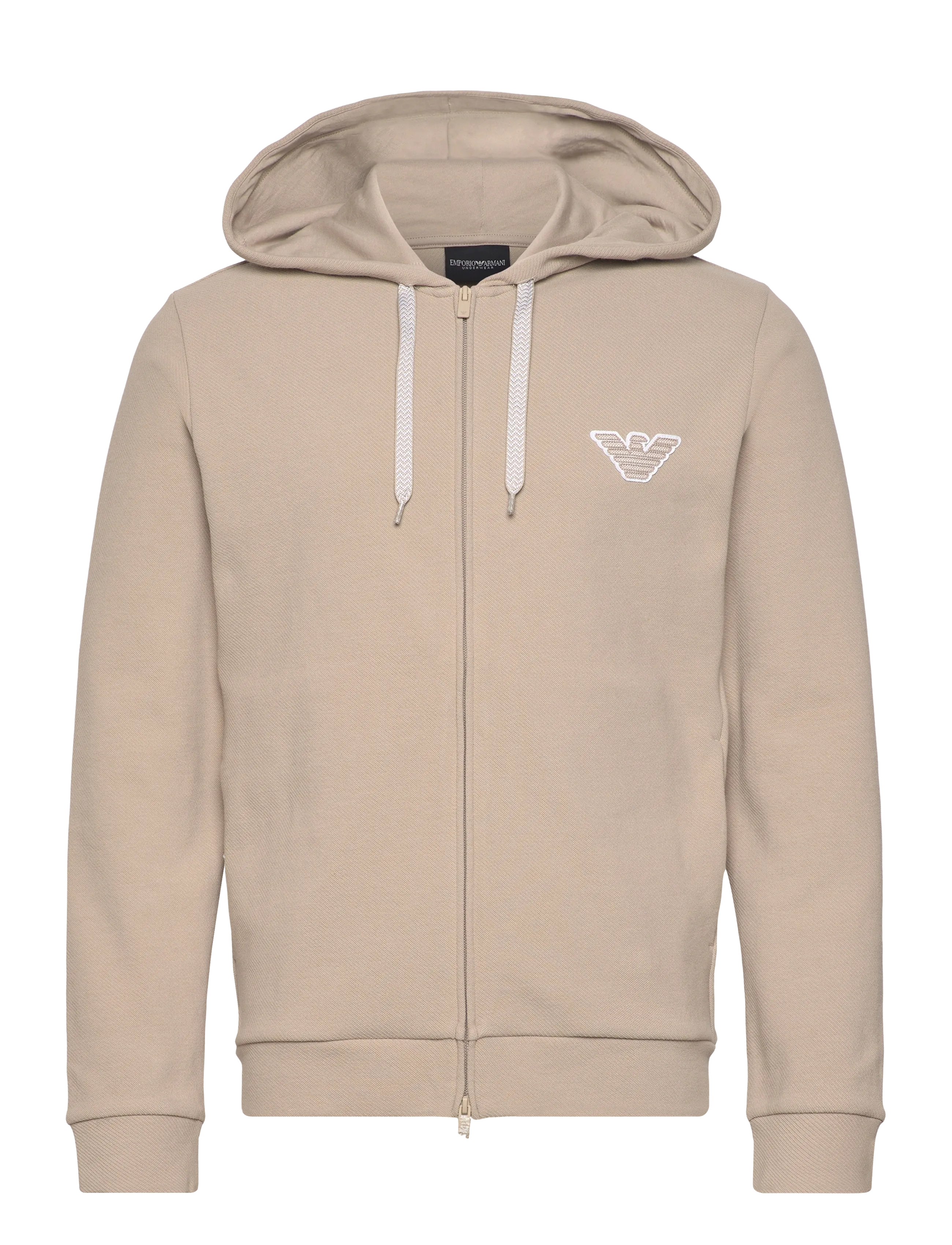 Emporio Armani LOUNGEWEAR  SWEATSHIRT - Klær - NUT / beige