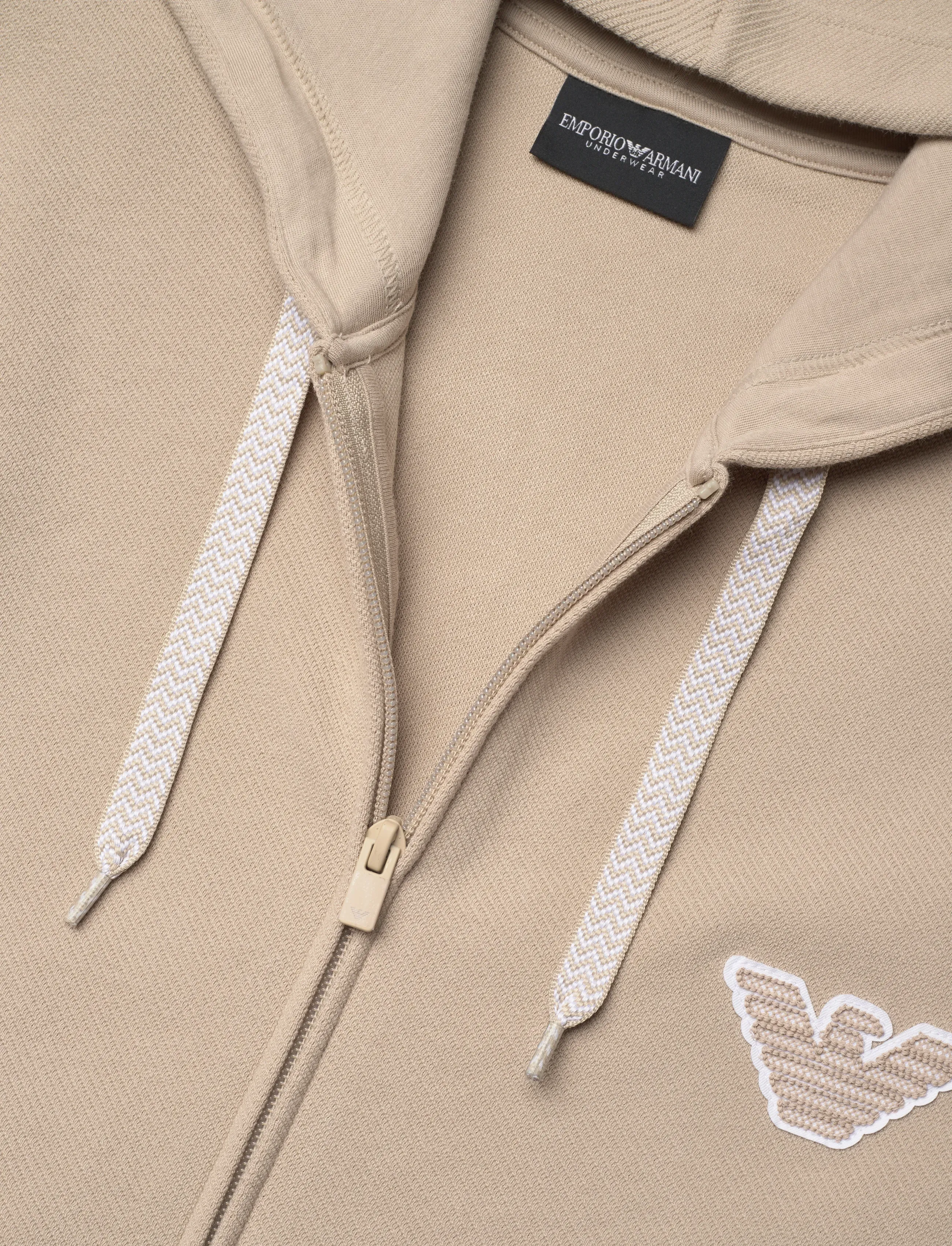 Emporio Armani - LOUNGEWEAR  SWEATSHIRT - hettegensere - nut - 4