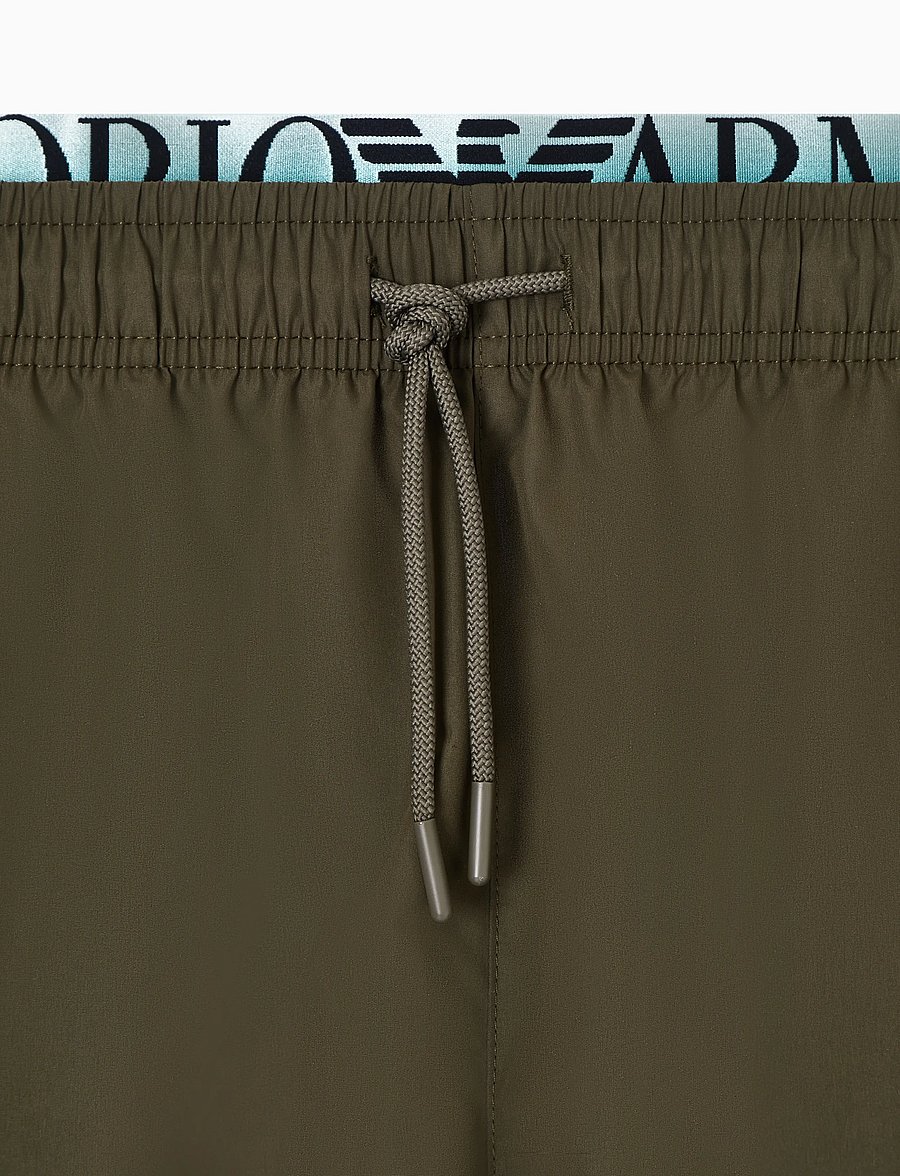 Emporio Armani - BOXER BEACHWEAR - ujumispüksid - olive - 4