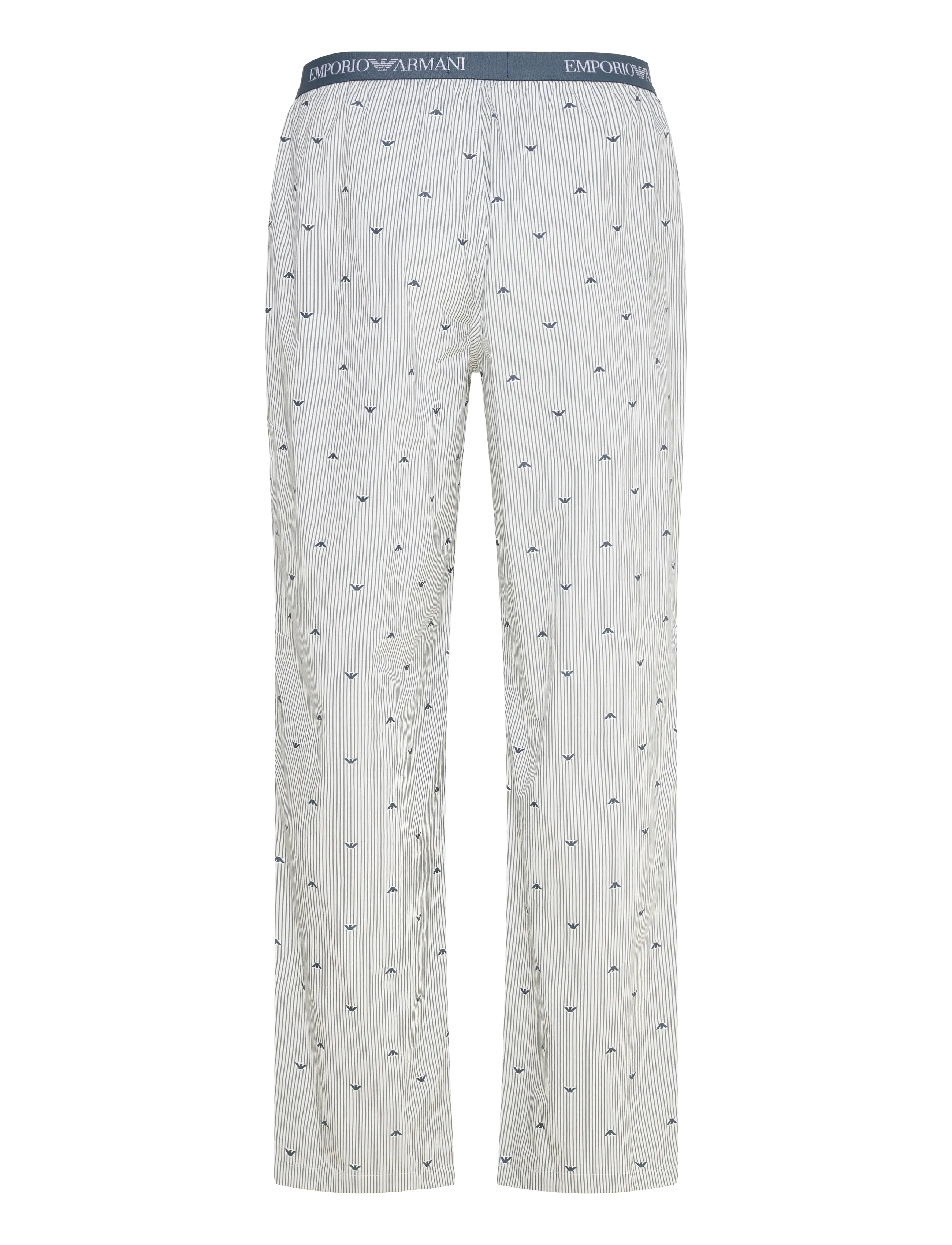 Emporio Armani - NIGHTWEAR PANTS - pyjamahose - stripe eagle ori-wht - 2