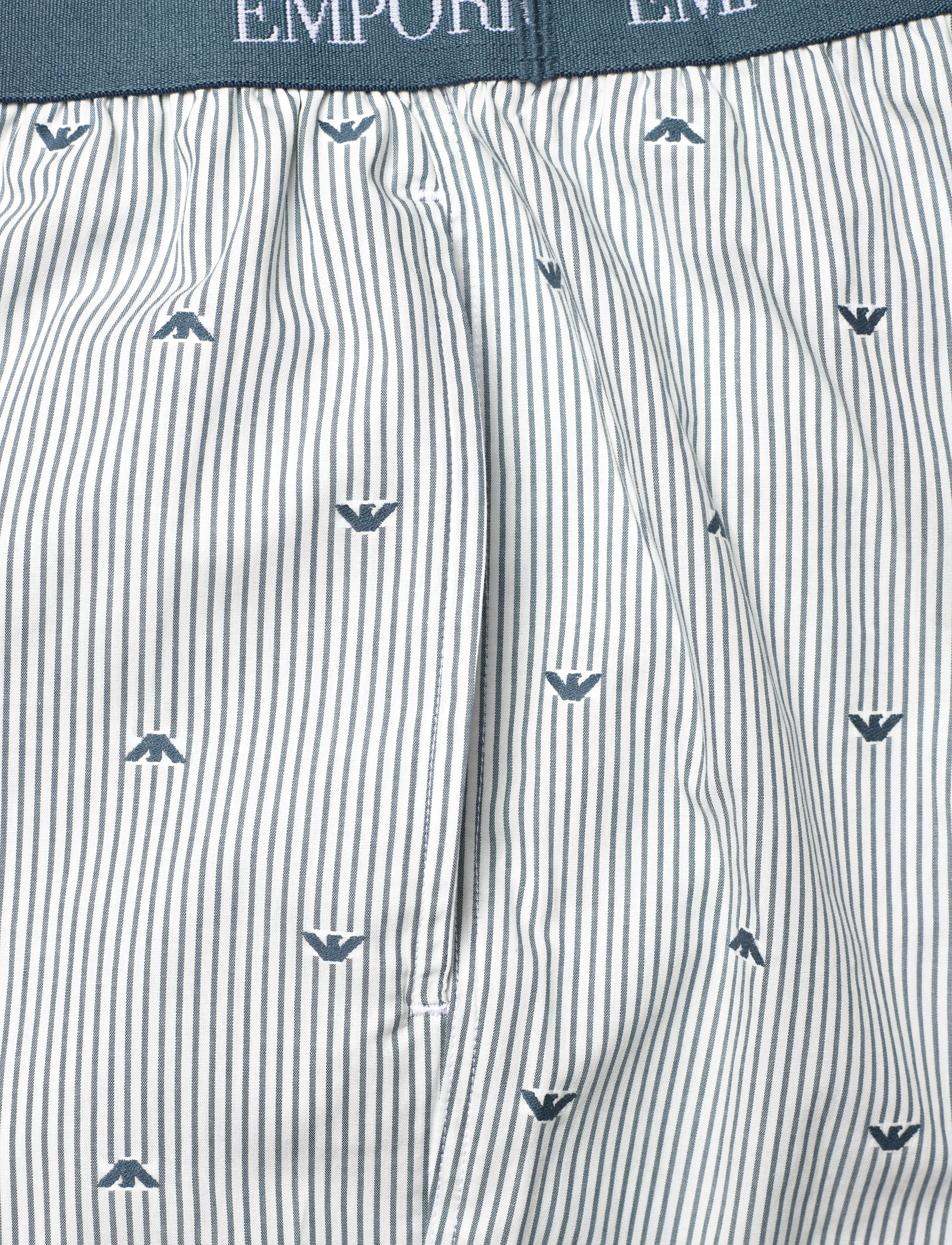 Emporio Armani - NIGHTWEAR PANTS - pyjamahose - stripe eagle ori-wht - 4
