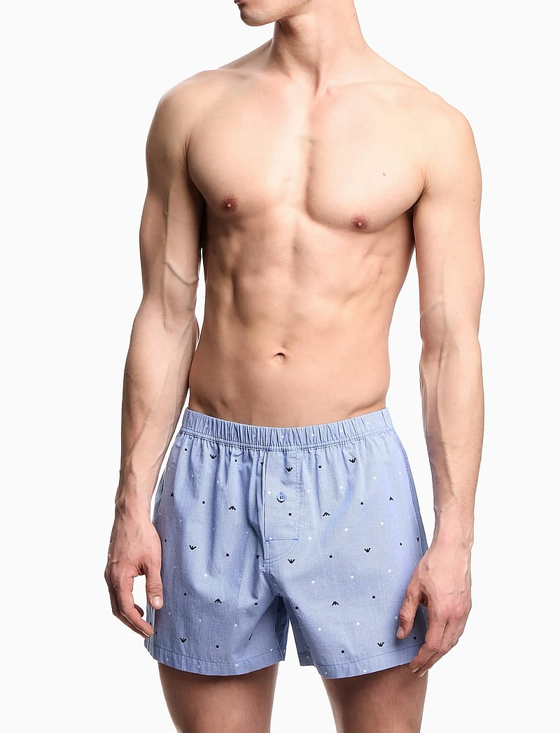 Emporio Armani - BOTTOM - boxershorts - armani blue eagle - 0