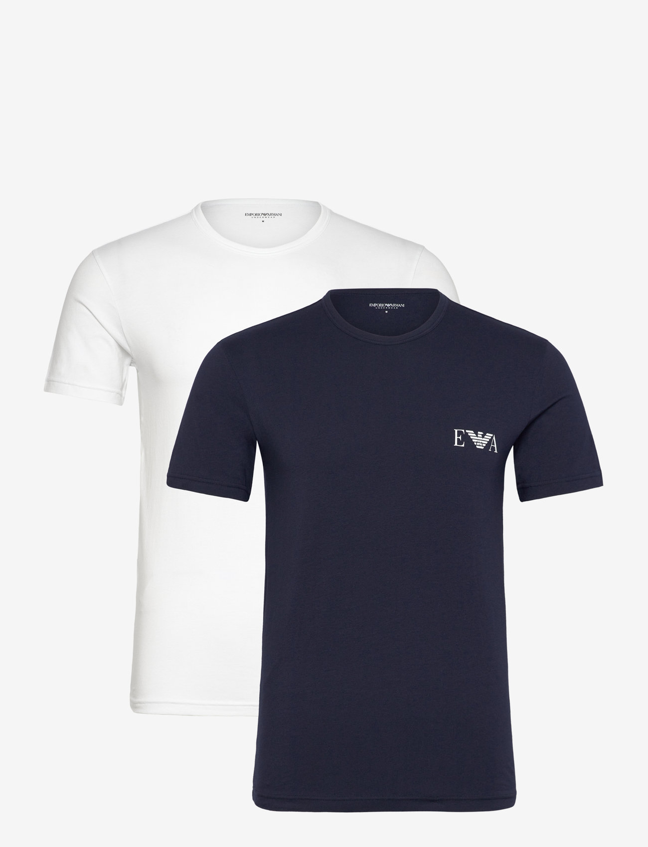 Emporio Armani - 2 PACK TOP - t-shirts im multipack - white/ar.blu - 0