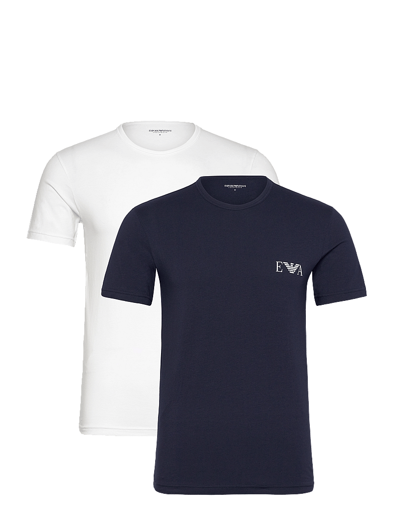 Emporio Armani - 2 PACK TOP - t-shirts im multipack - white/ar.blu - 0