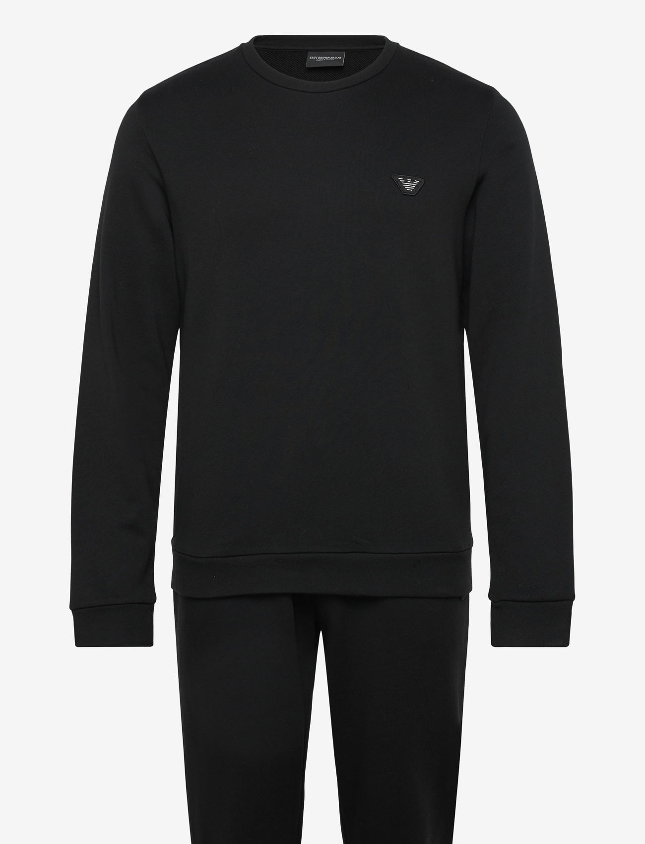 Emporio Armani - LOUNGEWEAR TRACKSUIT - pyjamasset - black - 0