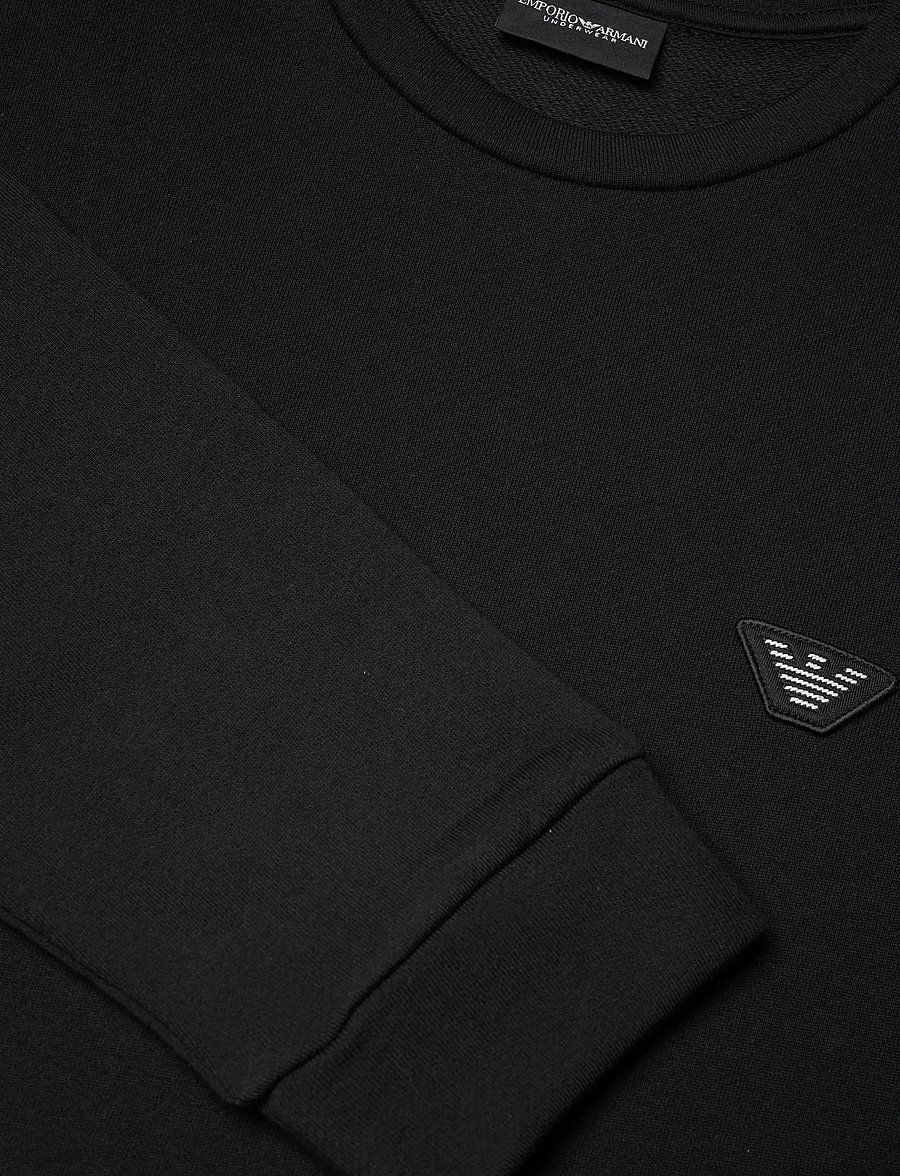 Emporio Armani - LOUNGEWEAR TRACKSUIT - pidžaamakomplektid - black - 4