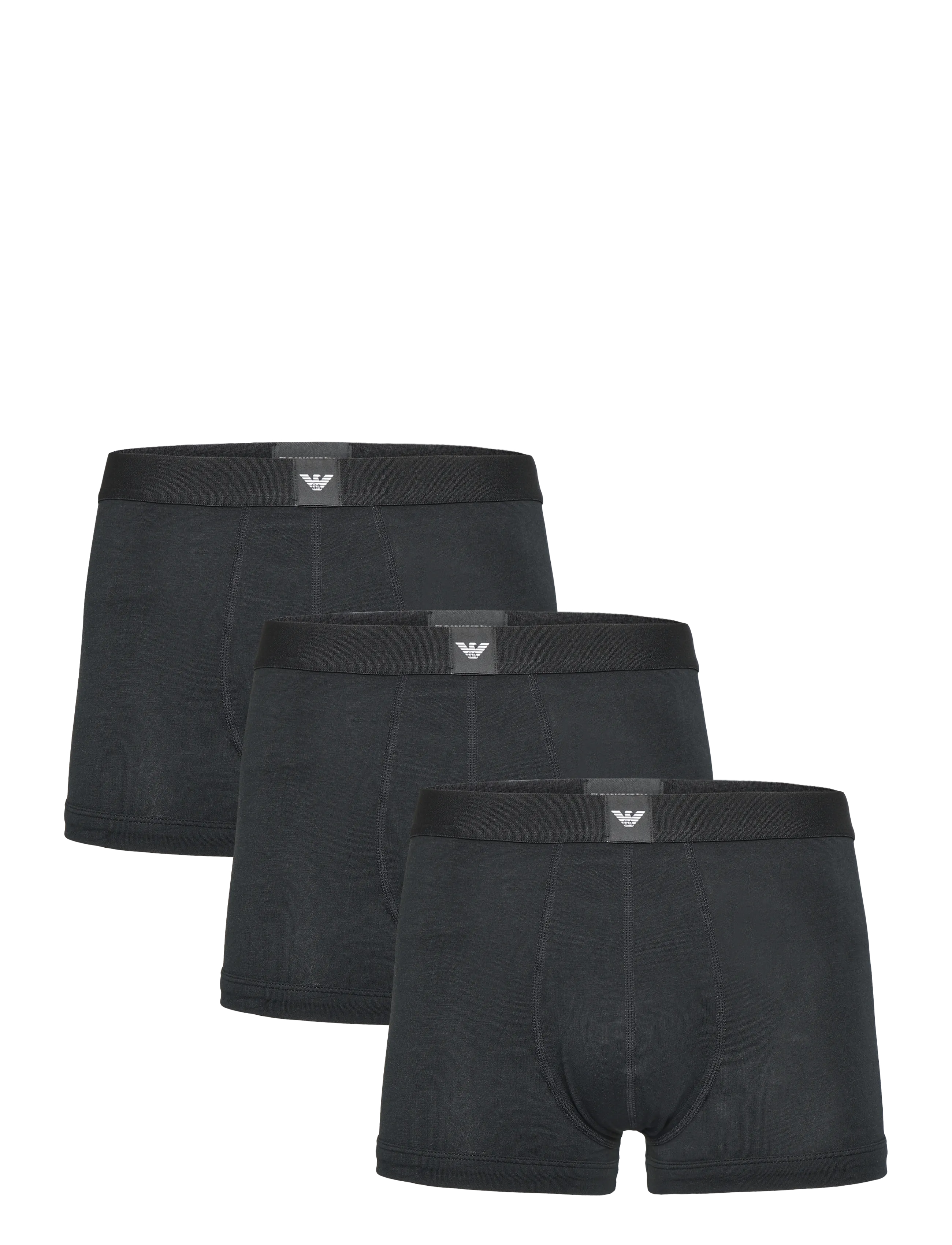 Emporio Armani 3 PACK BOTTOM - Underkläder - BLACK / black