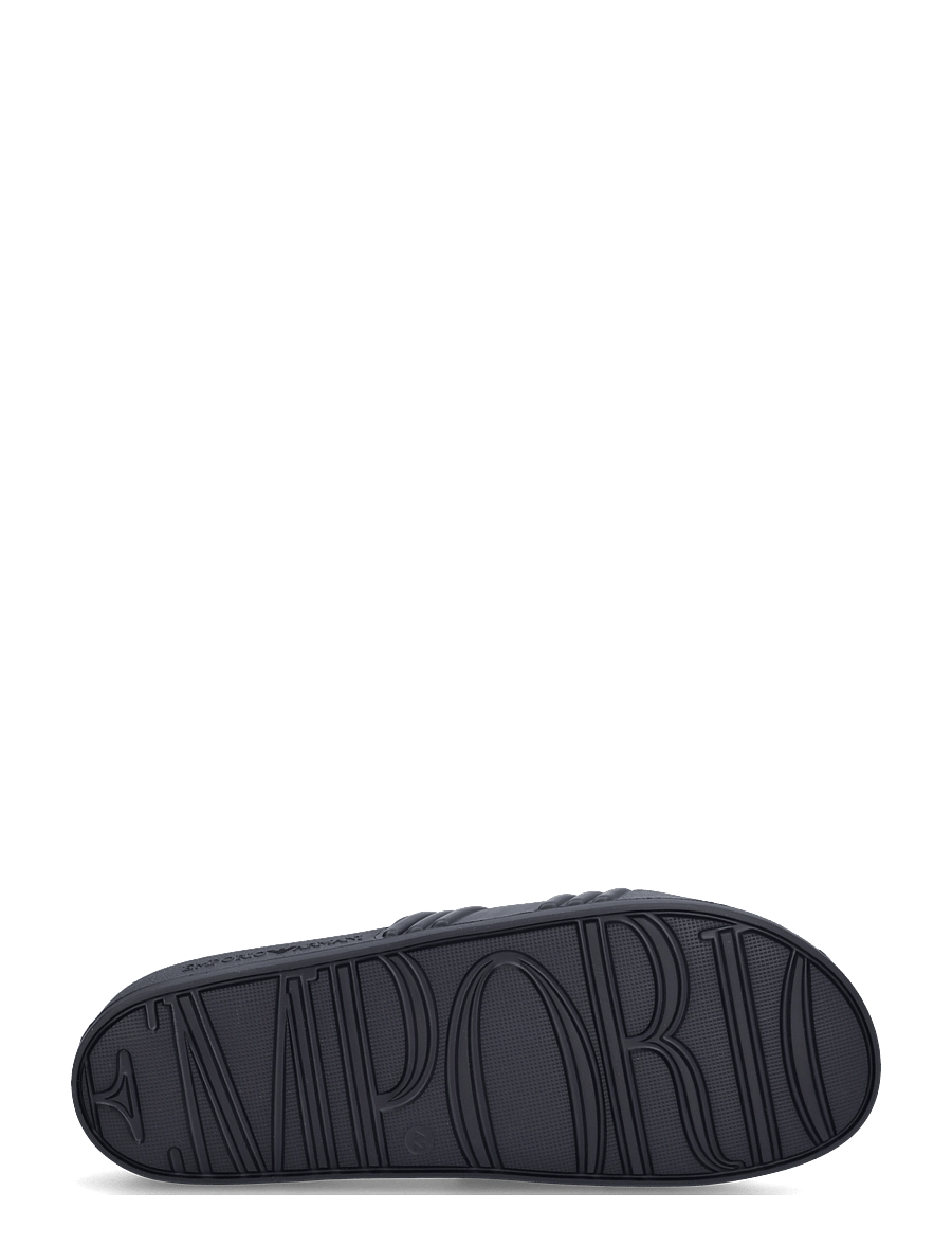 Emporio Armani - UNDERWEAR SLIPPERS - badeschuhe - blue - 4