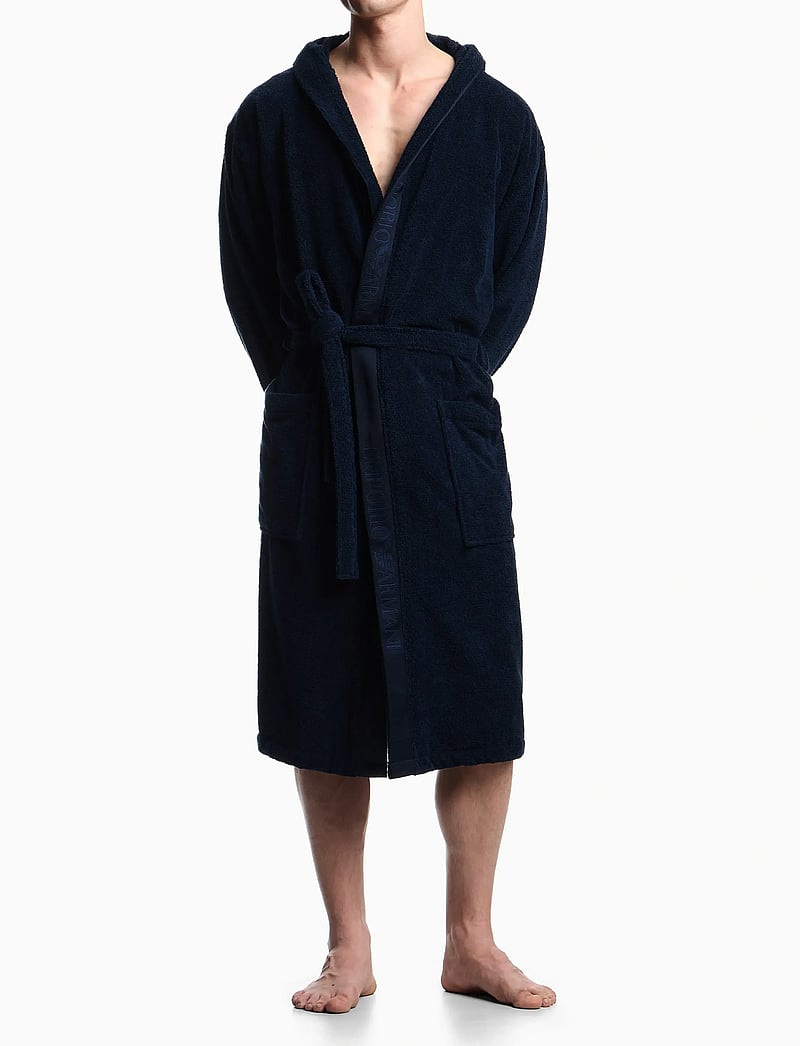 Emporio Armani - LOUNGEWEAR BATHROBE - morgenkåber - armani blue - 0