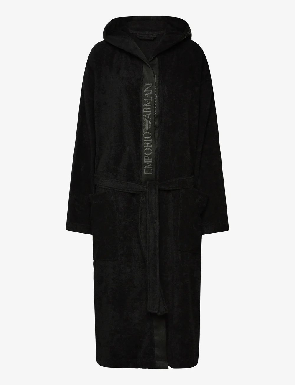 Emporio Armani - LOUNGEWEAR BATHROBE - hommikumantlid - black - 0