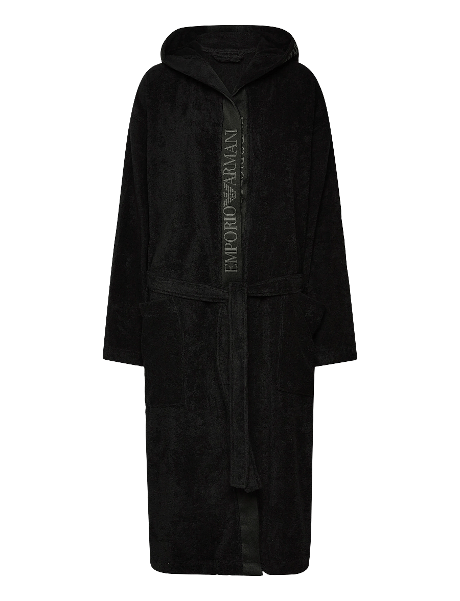Emporio Armani - LOUNGEWEAR BATHROBE - morgonrockar - black - 1