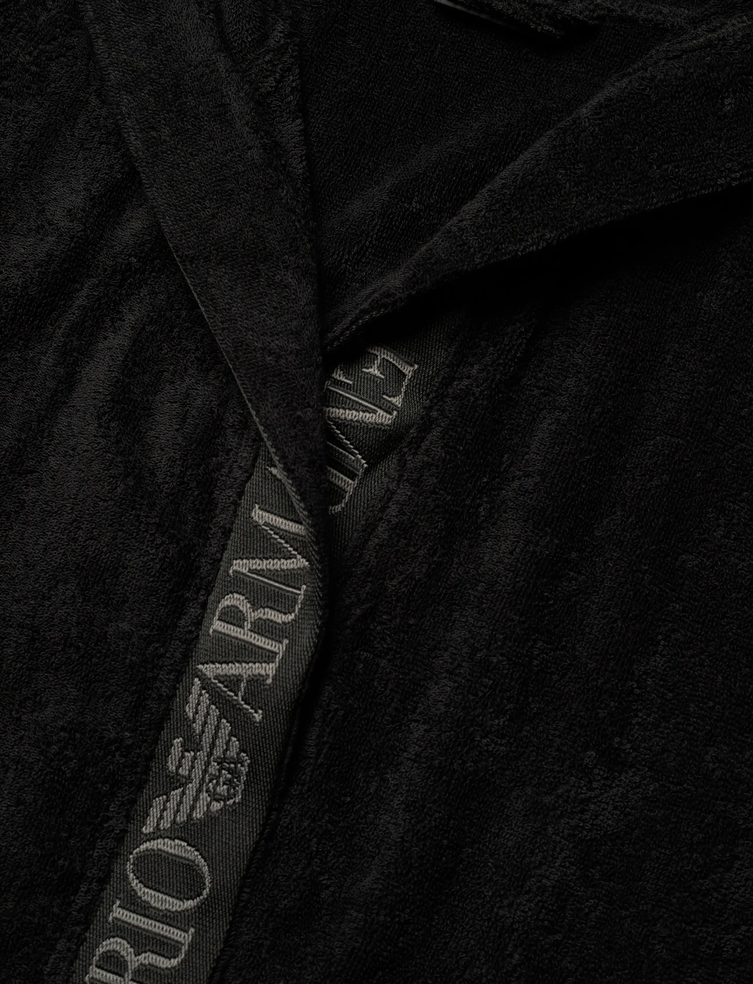 Emporio Armani - LOUNGEWEAR BATHROBE - hommikumantlid - black - 3